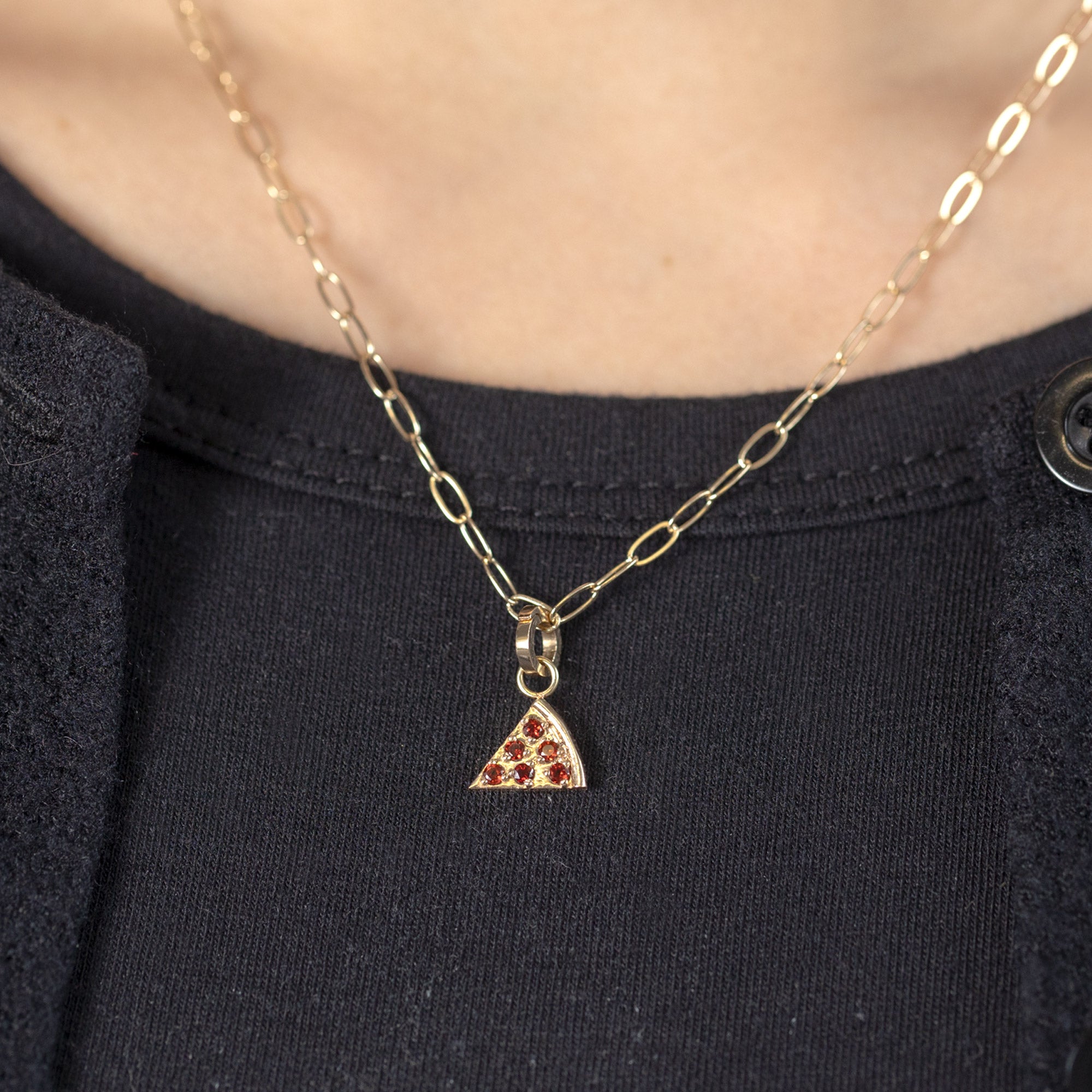 Alexis Russell Charms The Pizza Slice Charm | Yellow Gold