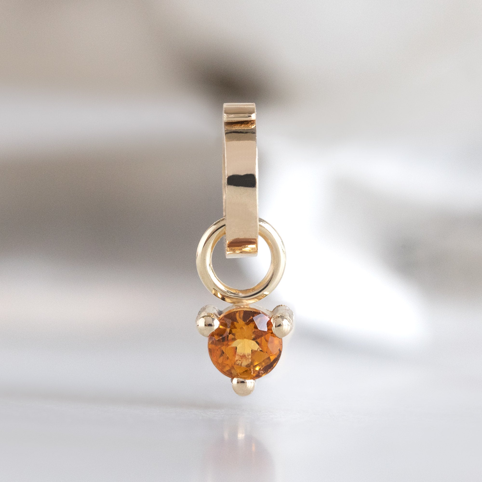 Alexis Russell Charms The Citrine Birthstone Charm | Yellow Gold