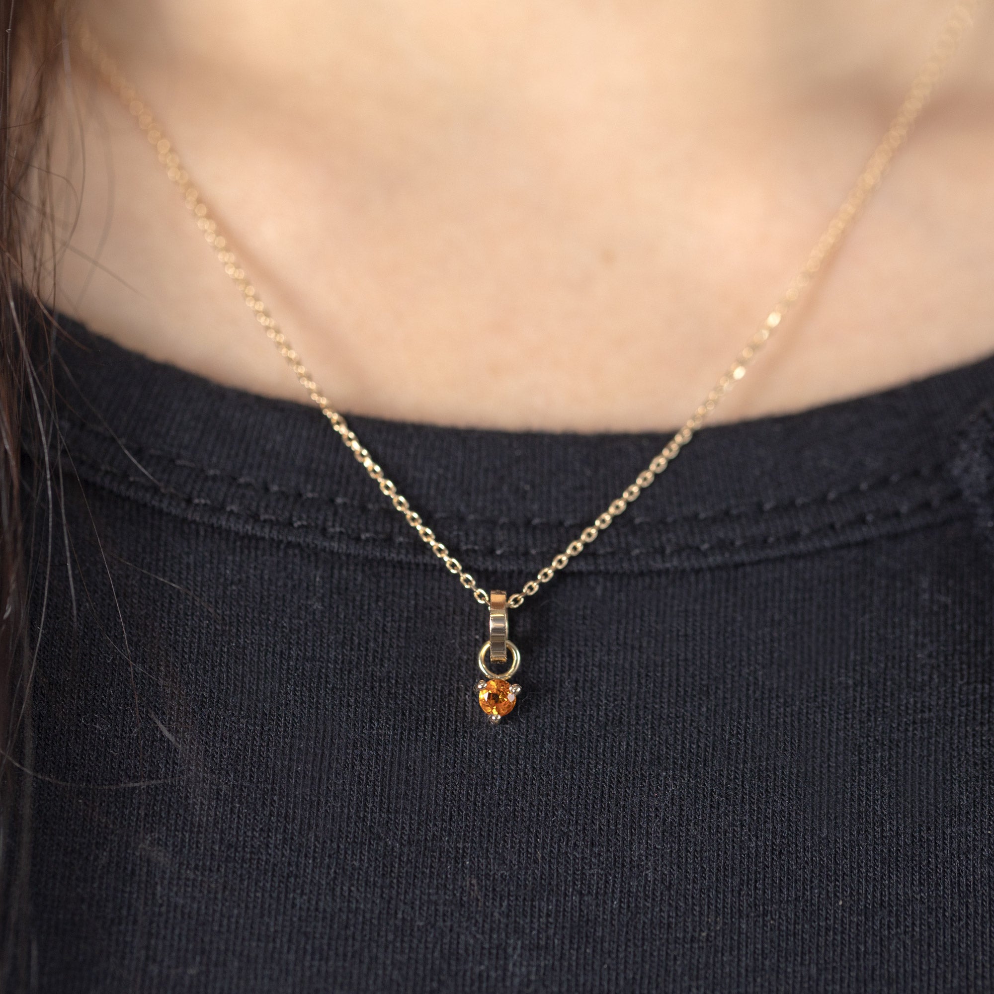 Alexis Russell Charms The Citrine Birthstone Charm | Yellow Gold