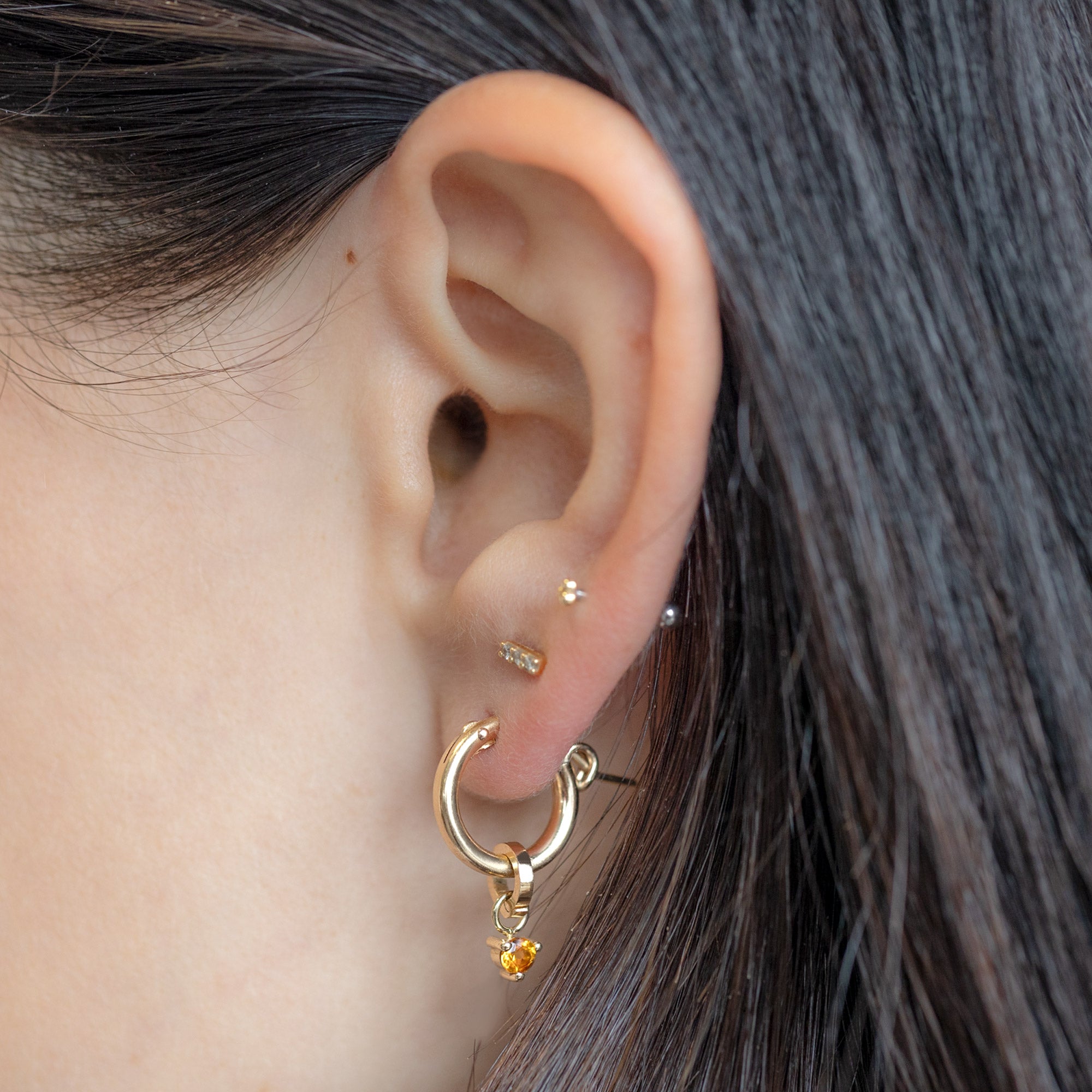 Alexis Russell Charms The Citrine Birthstone Charm | Yellow Gold