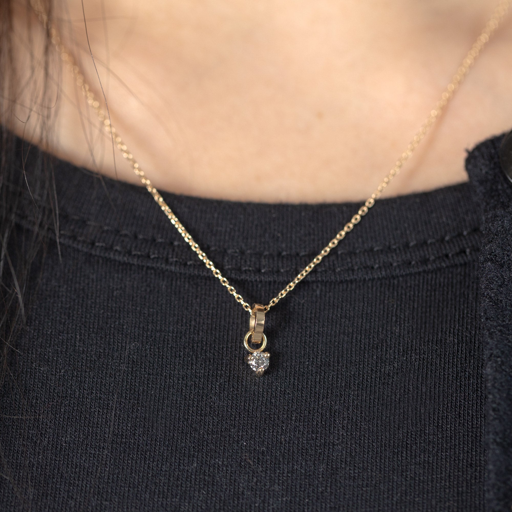 Alexis Russell Charms The Diamond Birthstone Charm | Yellow Gold