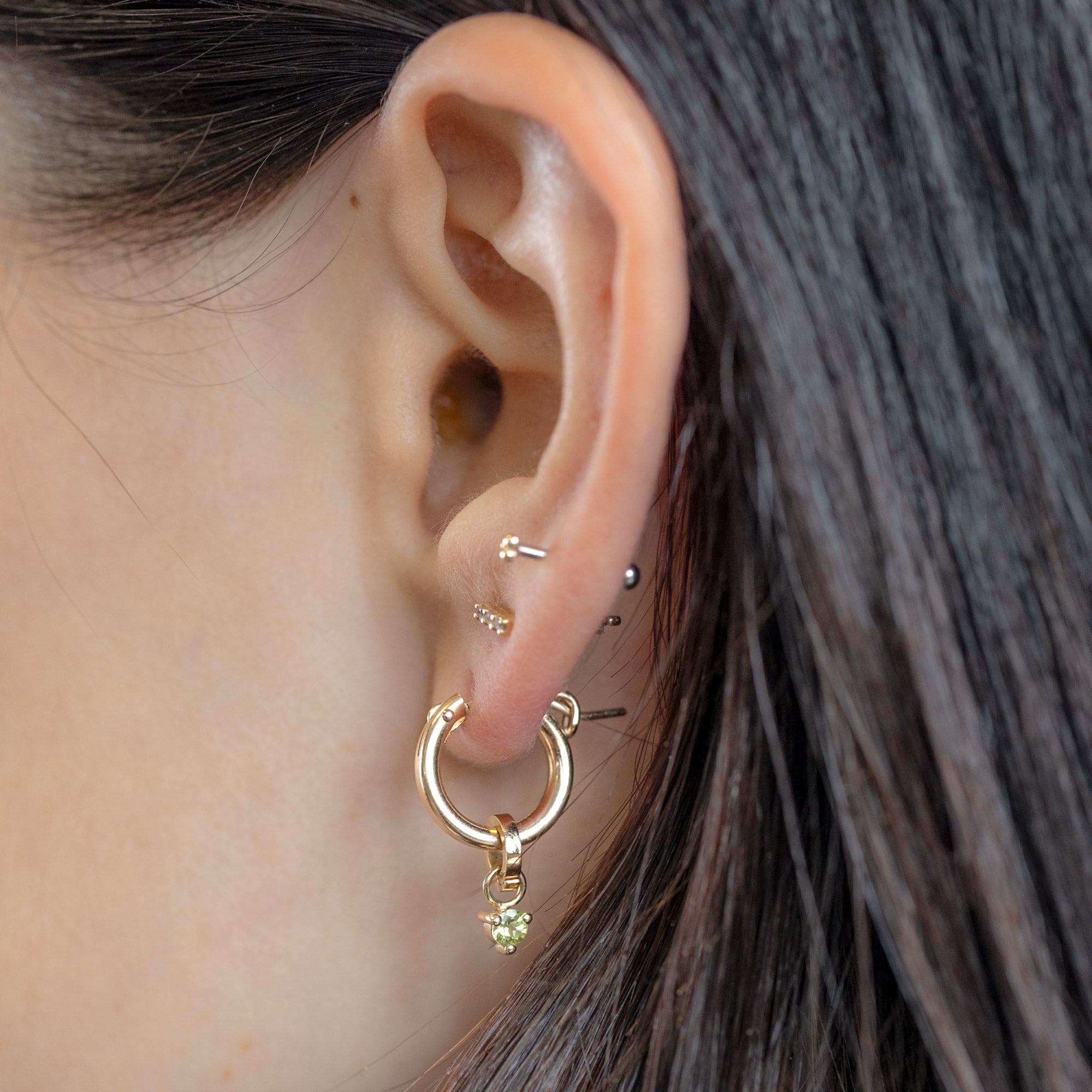 Alexis Russell Charms The Peridot Birthstone Charm | Yellow Gold