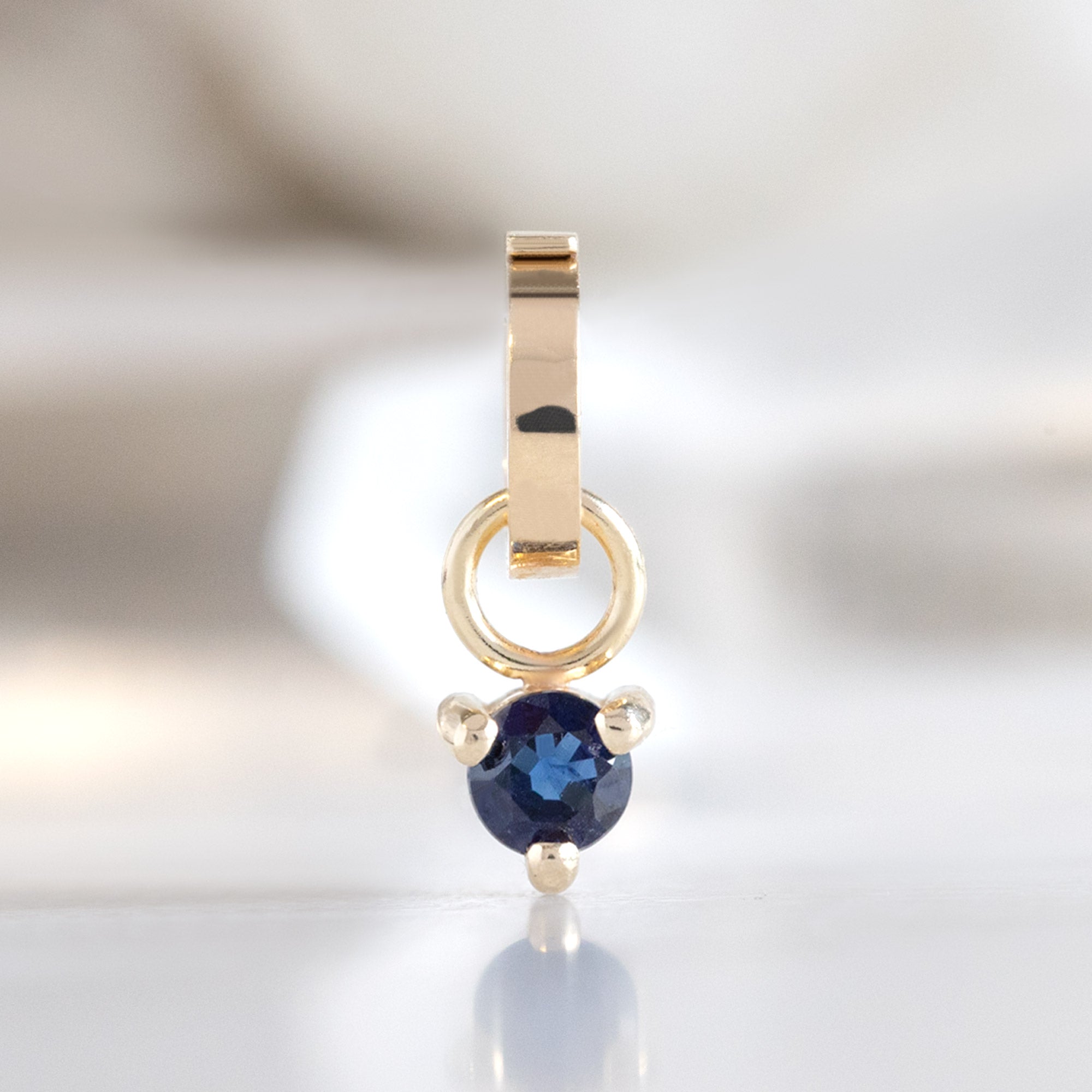 Alexis Russell Charms The Sapphire Birthstone Charm | Yellow Gold
