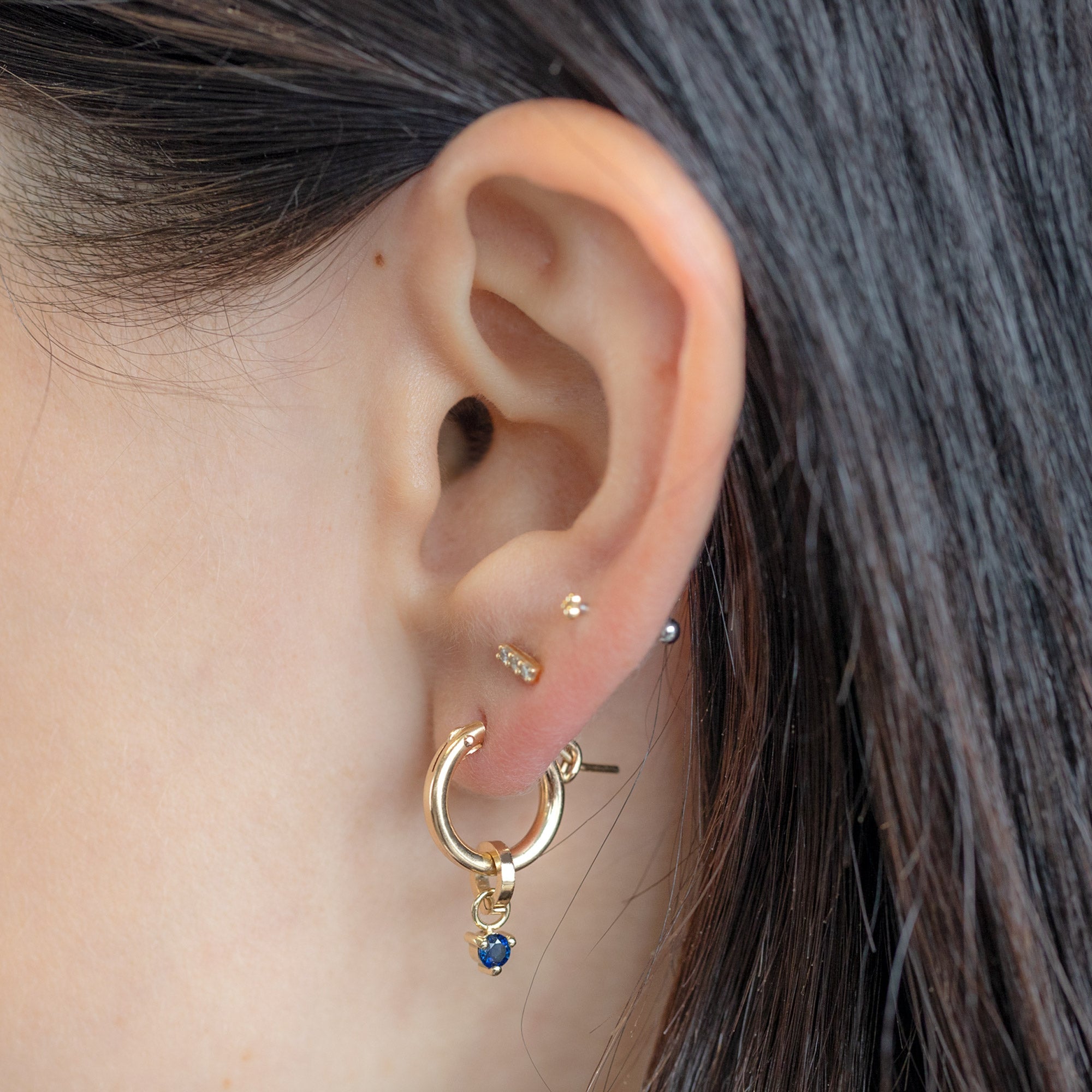 Alexis Russell Charms The Sapphire Birthstone Charm | Yellow Gold