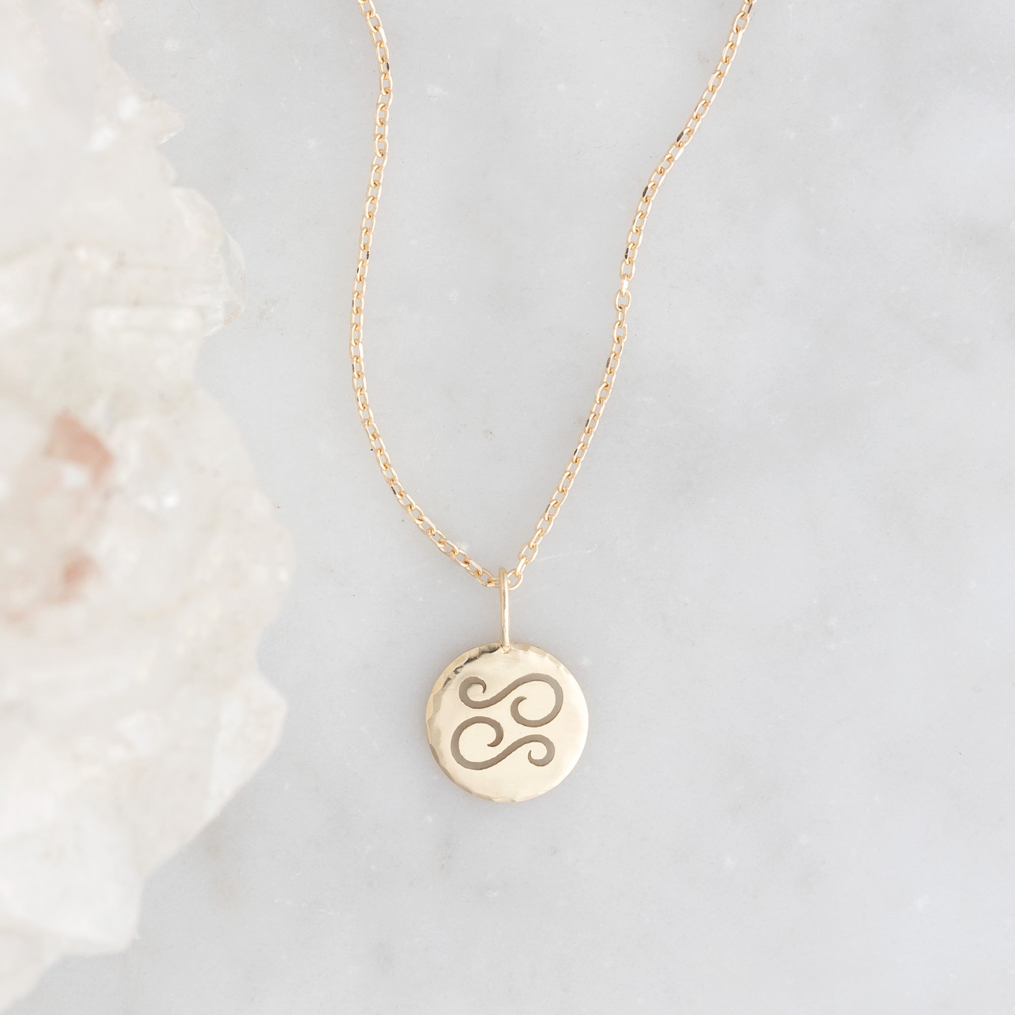 Alexis Russell Necklaces The Zodiac Birthstone Charm Necklace | Yellow, Rose or White Gold