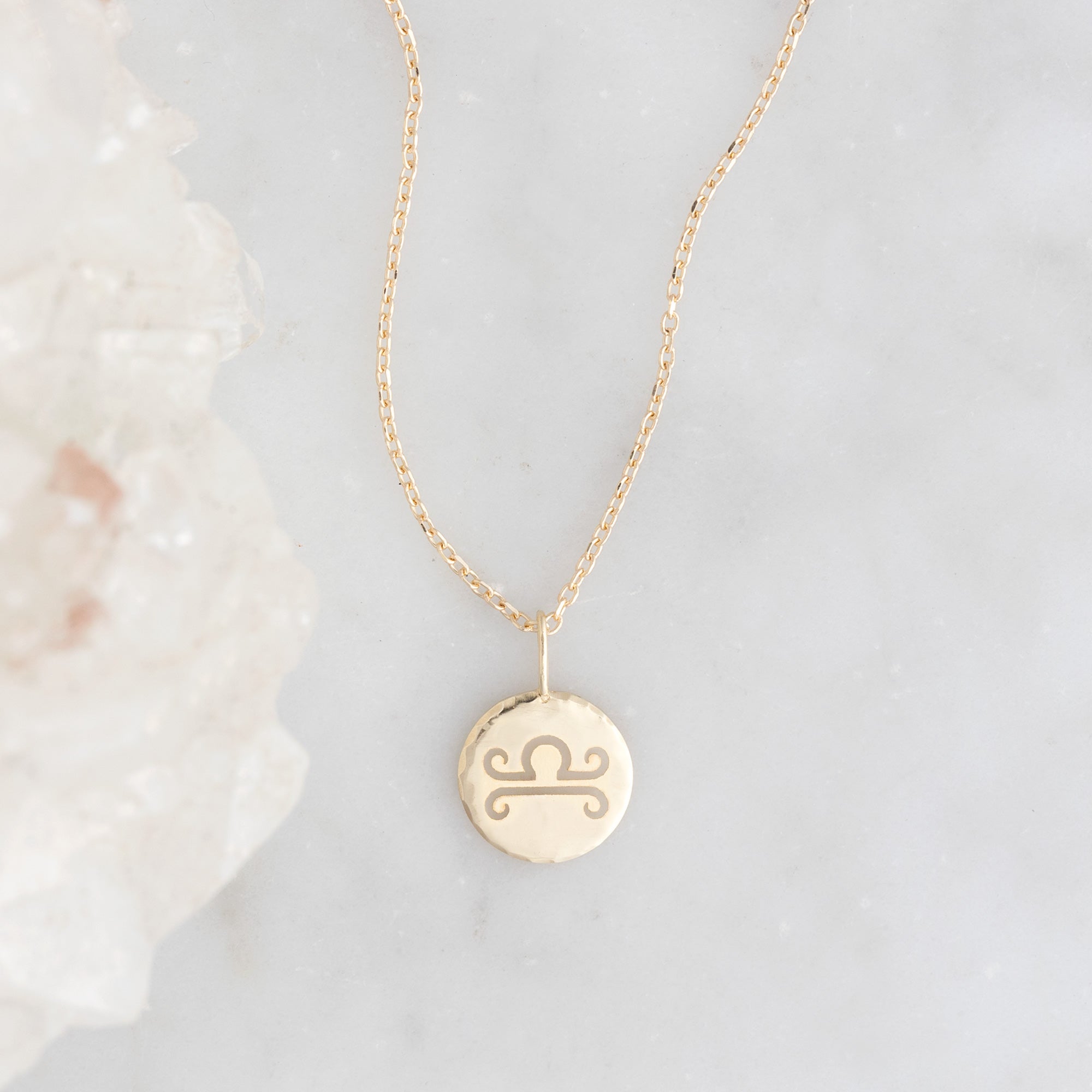Alexis Russell Necklaces The Zodiac Birthstone Charm Necklace | Yellow, Rose or White Gold