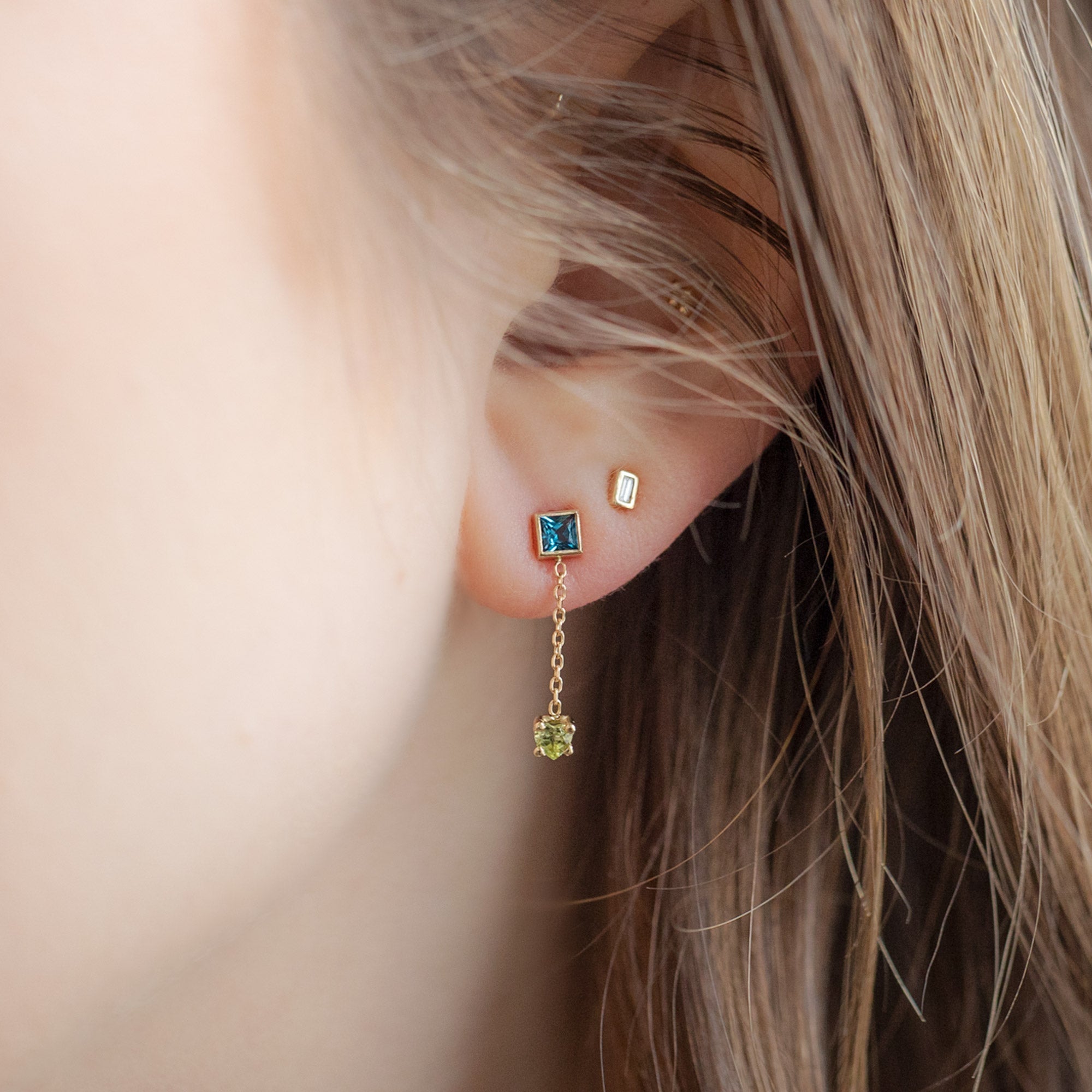 Alexis Russell Earrings The Candy Gemstone Earrings | Yellow Gold