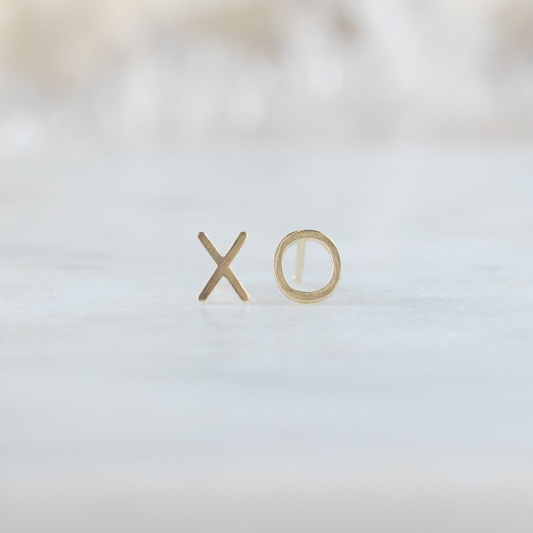 Alexis Russell Earrings The XO' Stud Earrings | Yellow Gold