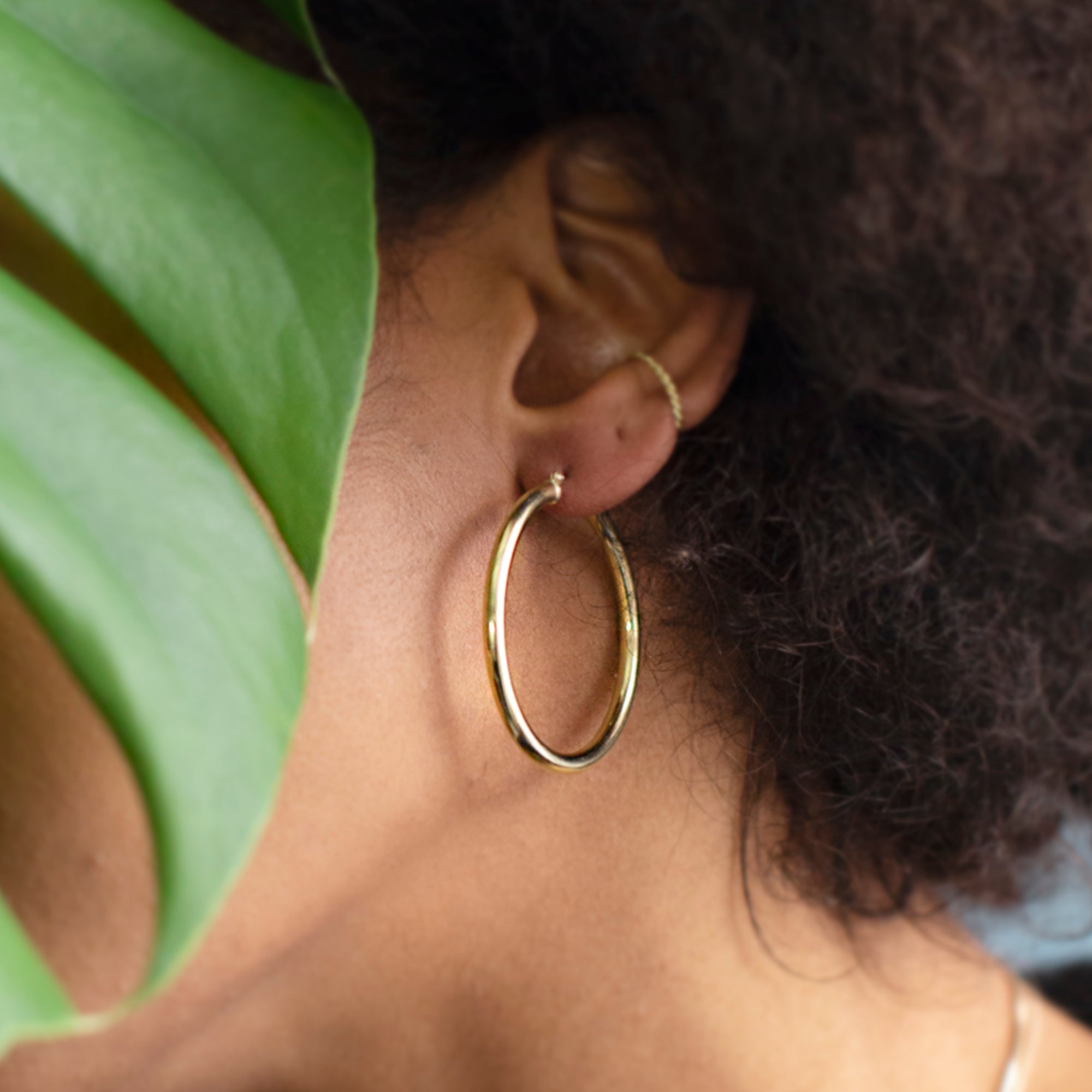 Alexis Russell Earrings The Gold Rope Ear Cuff | Yellow or White Gold