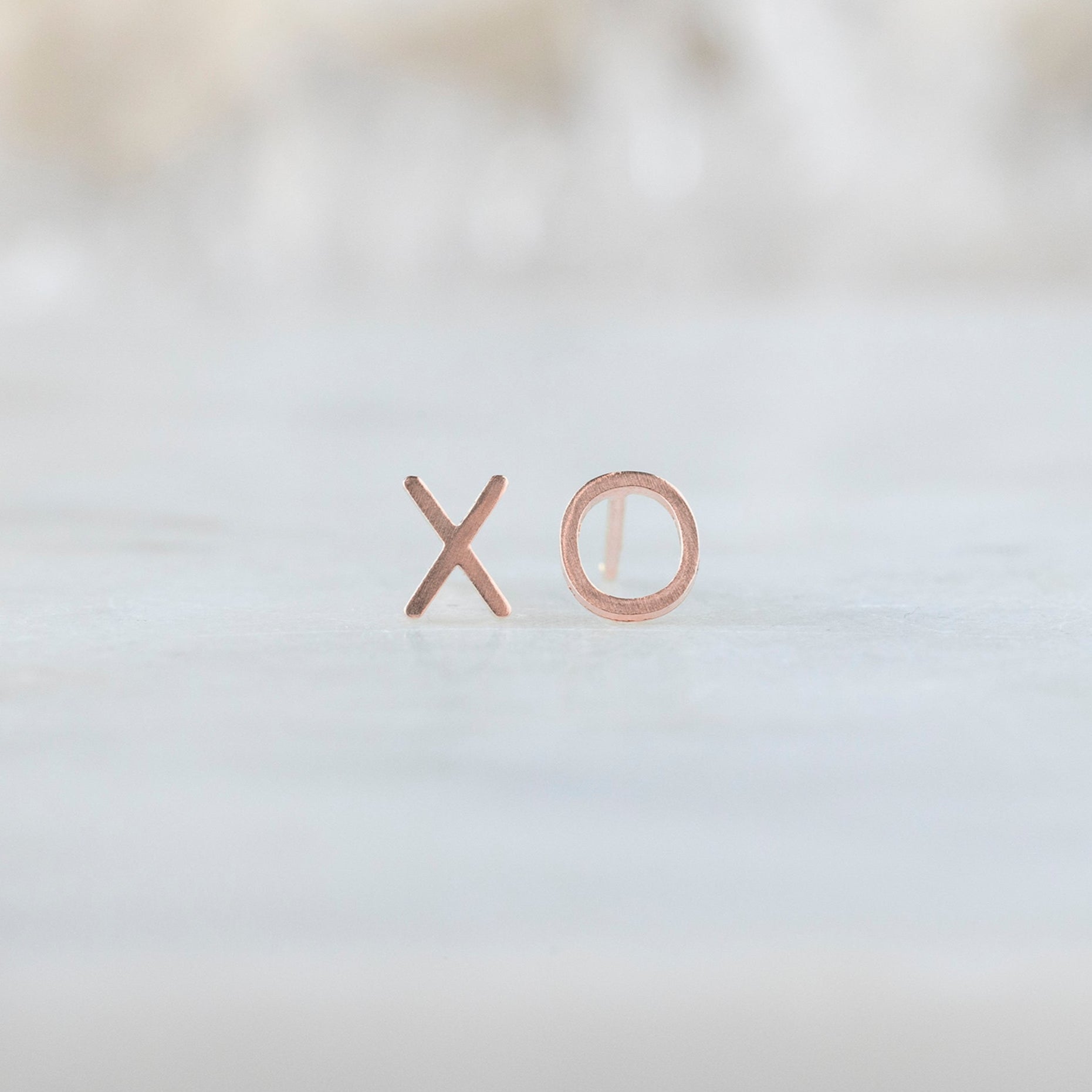 Alexis Russell Earrings The XO' Stud Earrings | Yellow, Rose, White or Sterling Silver