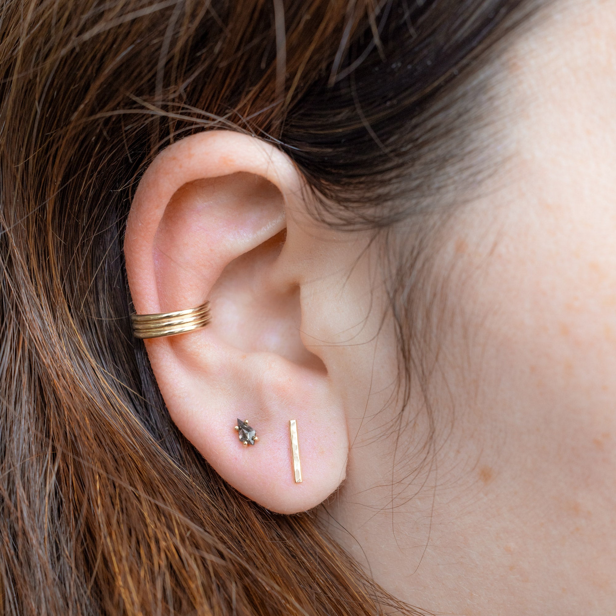 Alexis Russell  Earrings The Stratum Ear Cuff | Yellow, Rose or Sterling Silver