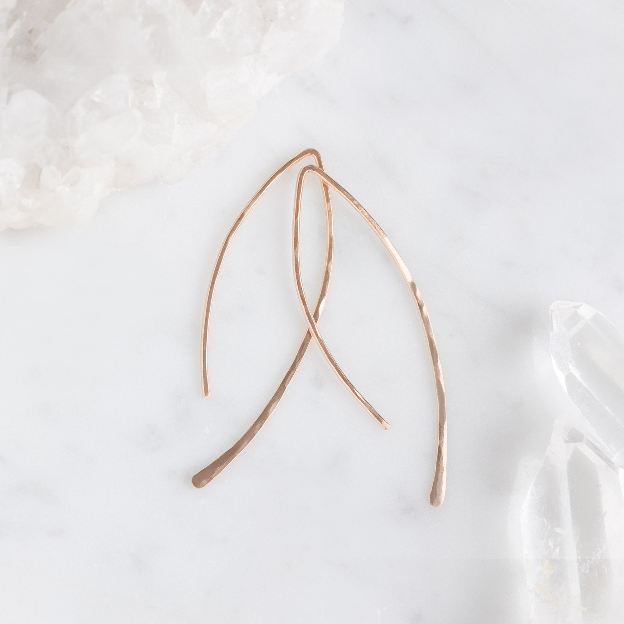 Alexis Russell Earrings The Wishbone Earrings | Yellow, Rose or Sterling Silver