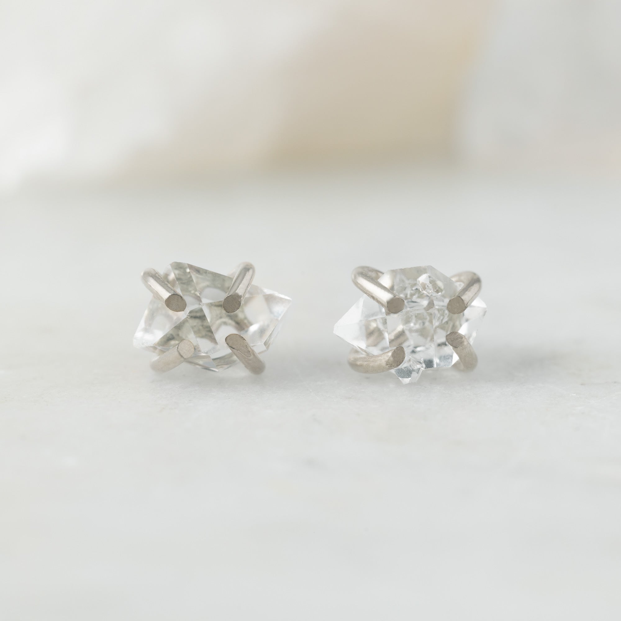 Alexis Russell Earrings The Herkimer Diamond Stud Earrings | Sterling Silver