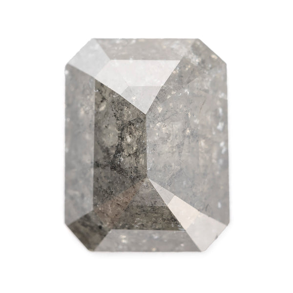 Alexis Russell Loose Stones - Engagement Salt and Pepper Diamonds - Emerald/Cushion Cut