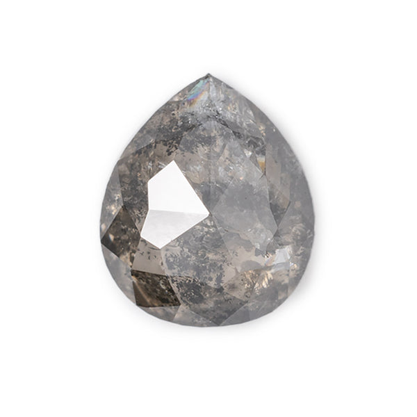 Alexis Russell Loose Stones - Engagement Salt and Pepper Diamonds - Pear