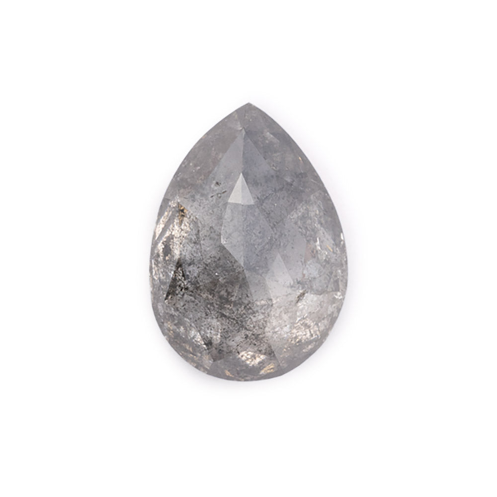 Alexis Russell Loose Stones - Engagement Salt and Pepper Diamonds - Pear