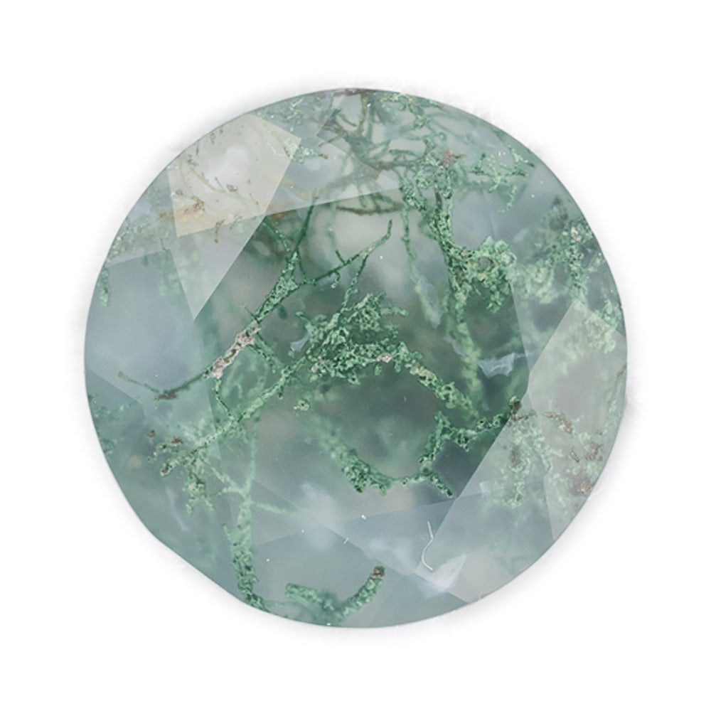 Alexis Russell Loose Stones - Engagement Moss Agate - Round
