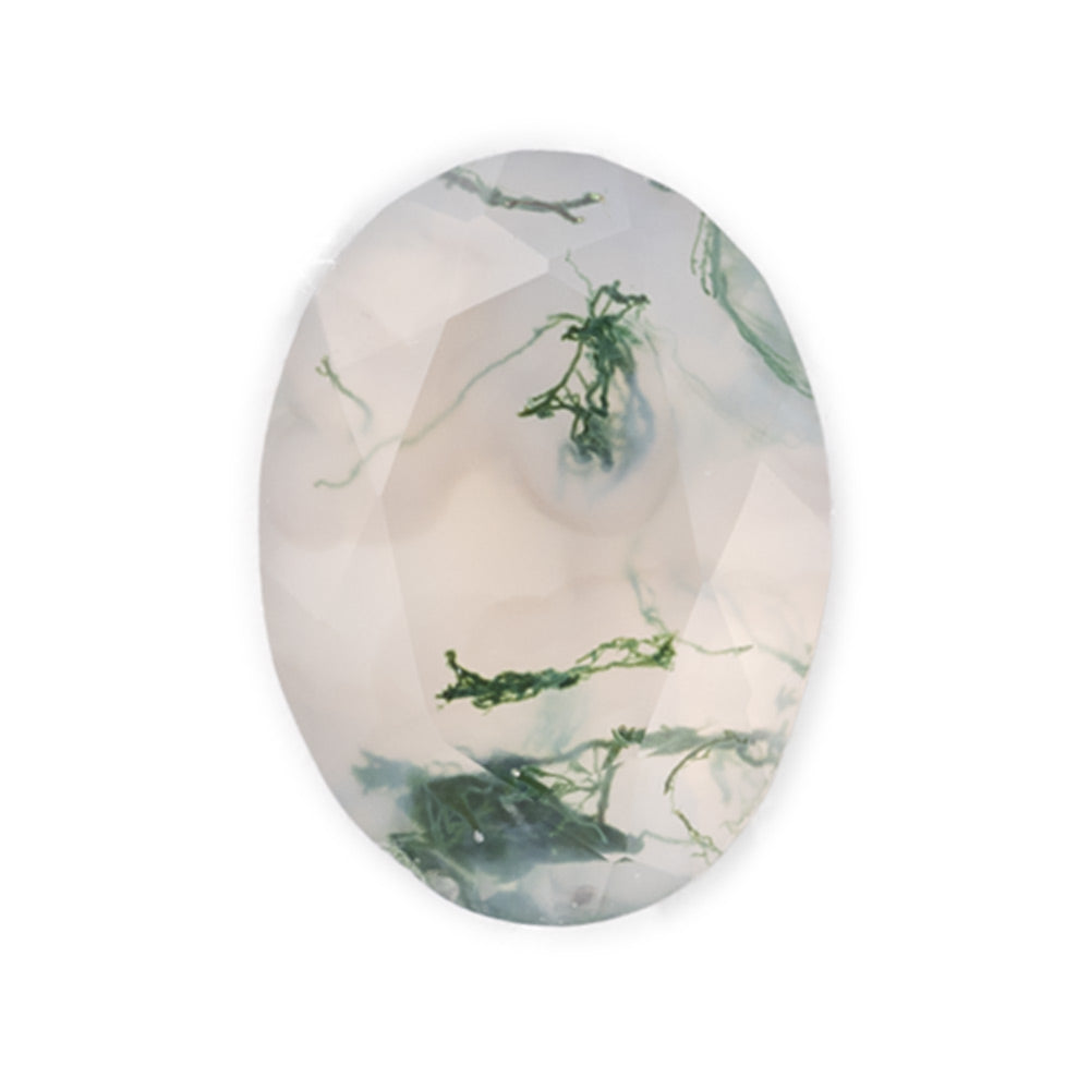 Alexis Russell Loose Stones - Engagement Moss Agate - Oval