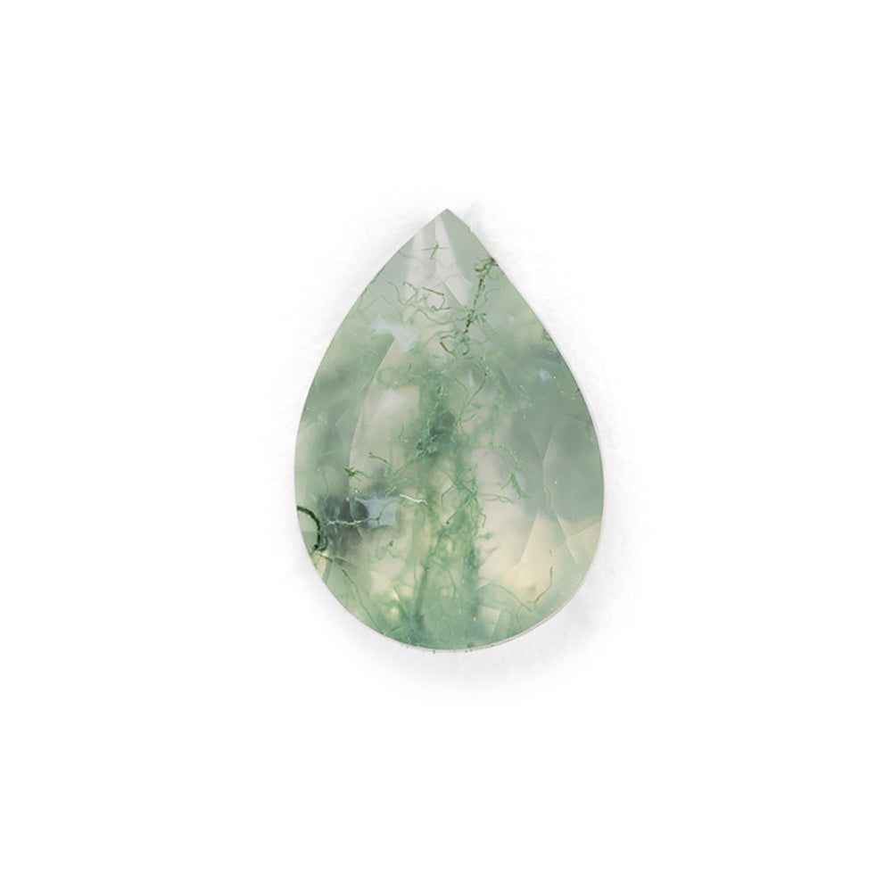 Alexis Russell Loose Stones - Engagement Moss Agate - Pear
