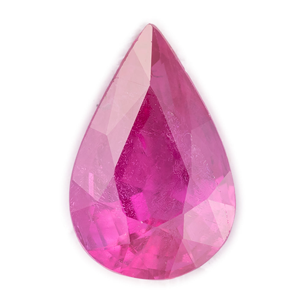 Alexis Russell Loose Stones - Engagement Rubies - Pear