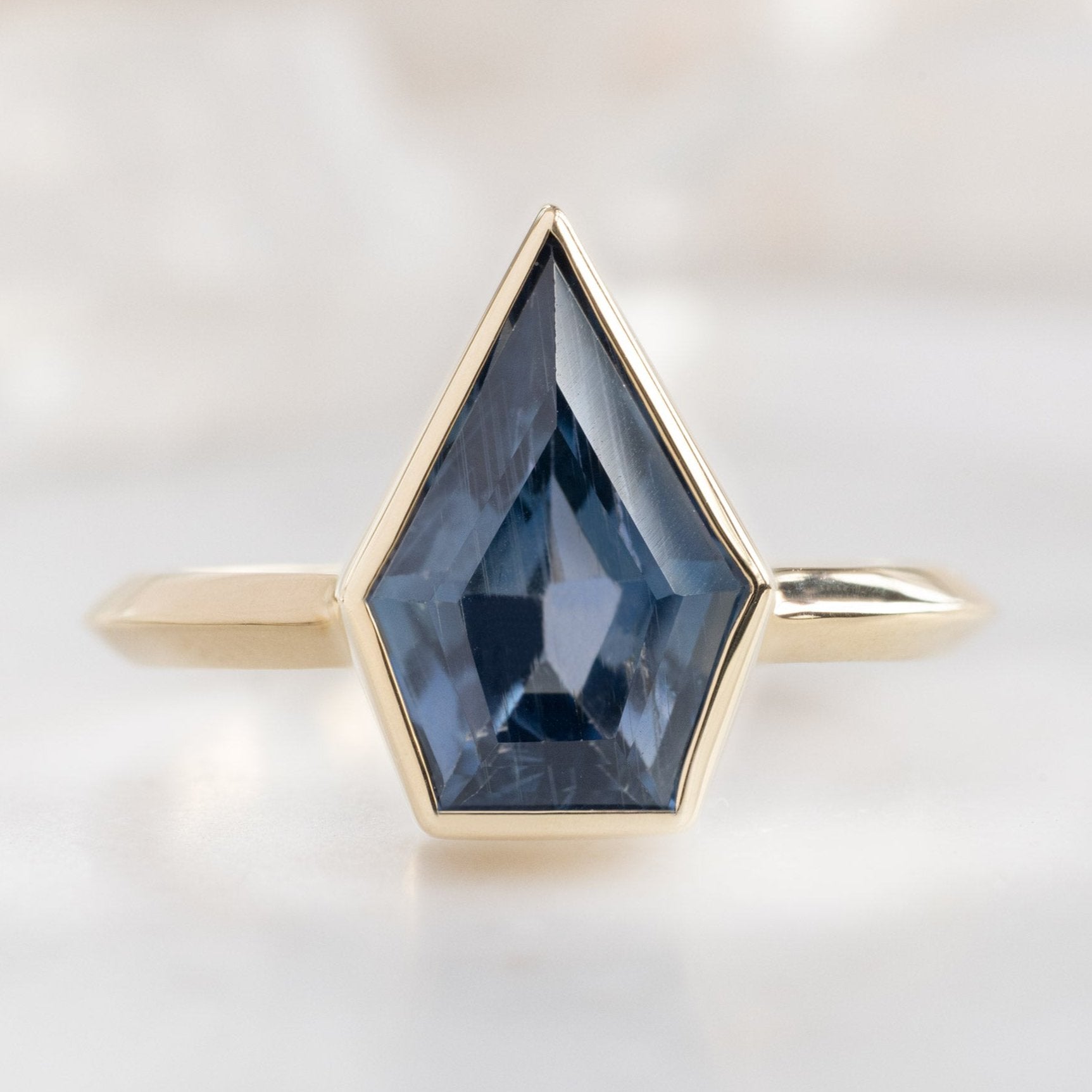 Alexis Russell Custom Diamond Ring Design Your Own Custom | Blue Sapphire Engagement Ring