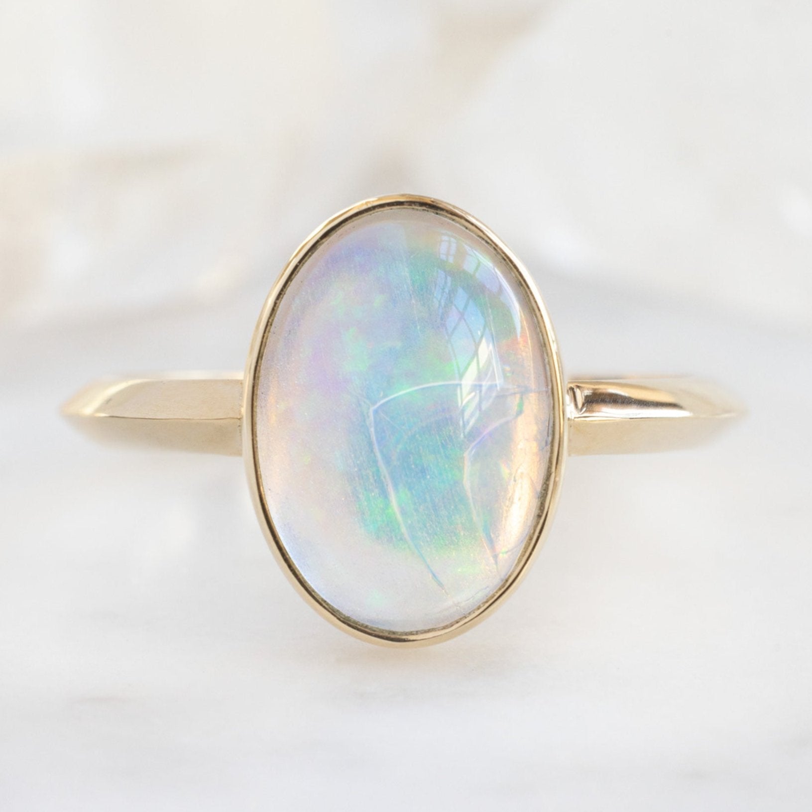 Alexis Russell Custom Diamond Ring Design Your Own Custom | Australian Opal Engagement Ring