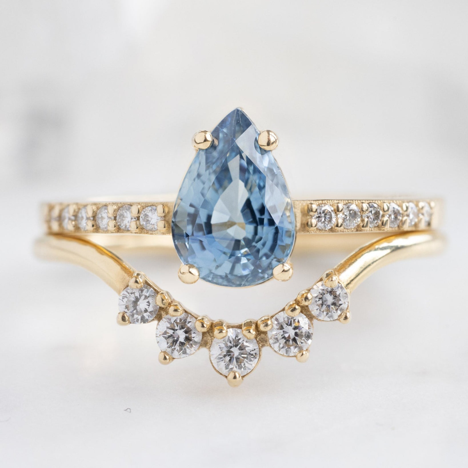 Alexis Russell Custom Diamond Ring Design Your Own Custom | Blue Sapphire Engagement Ring