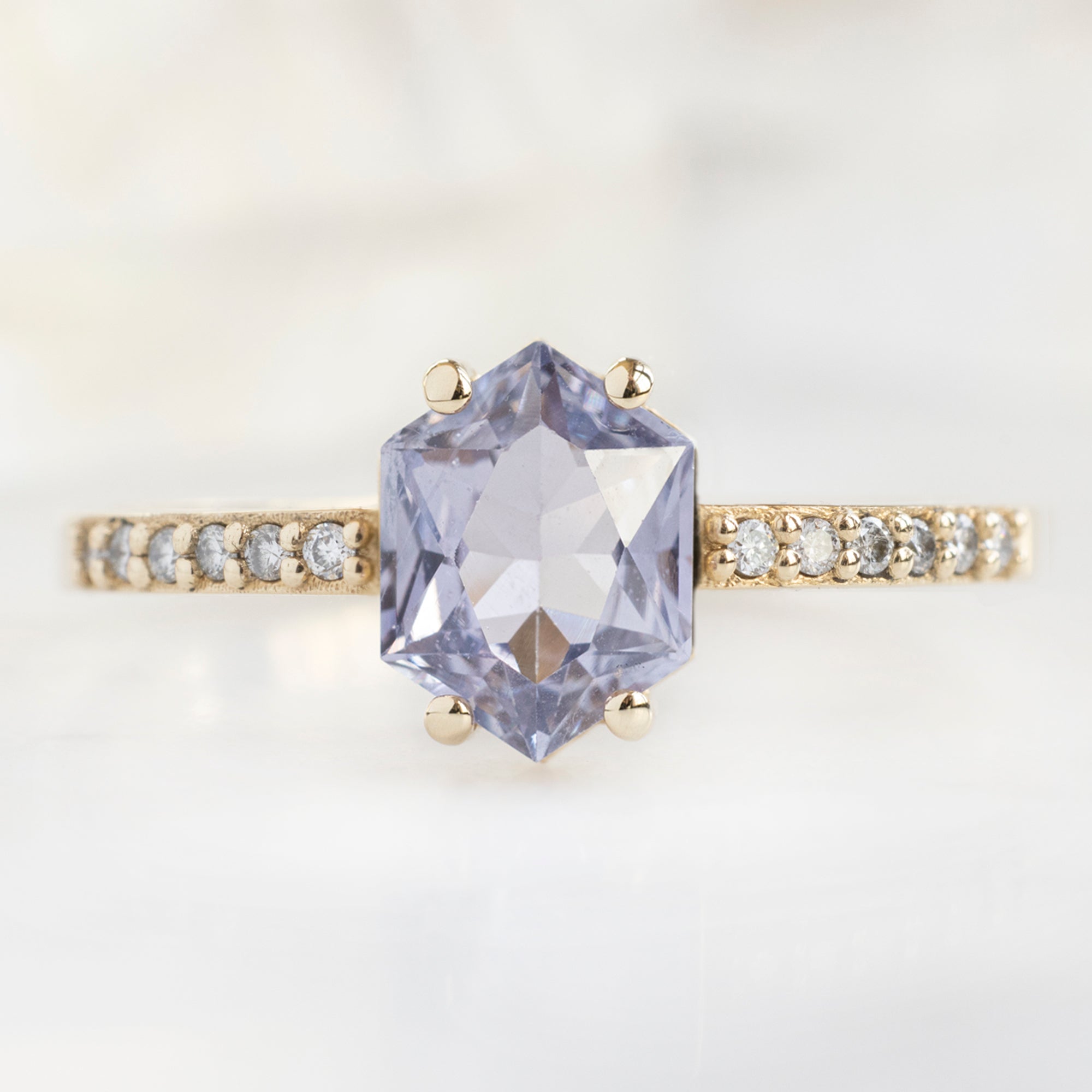 Alexis Russell Custom Diamond Ring Design Your Own Custom | Colored Sapphire Engagement Ring