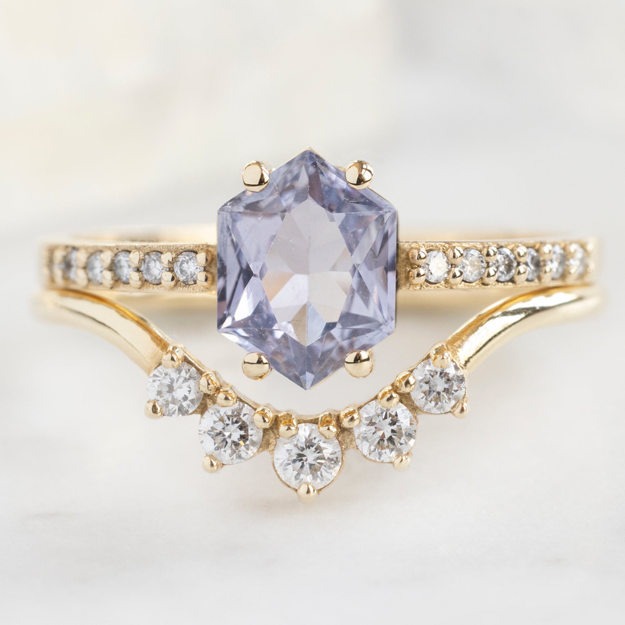 Alexis Russell Custom Diamond Ring Design Your Own Custom | Colored Sapphire Engagement Ring