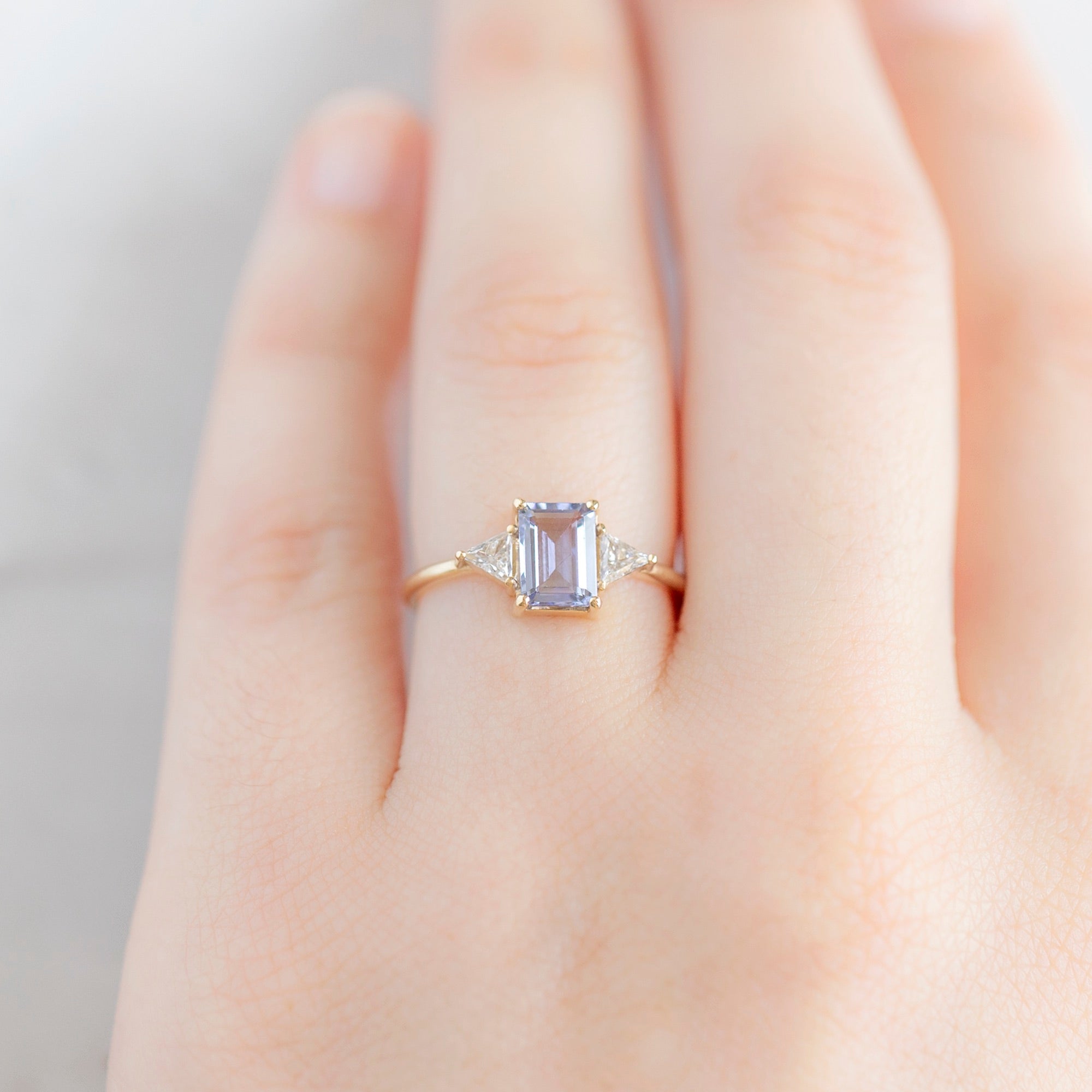 Alexis Russell Custom Diamond Ring Design Your Own Custom | Tanzanite Engagement Ring