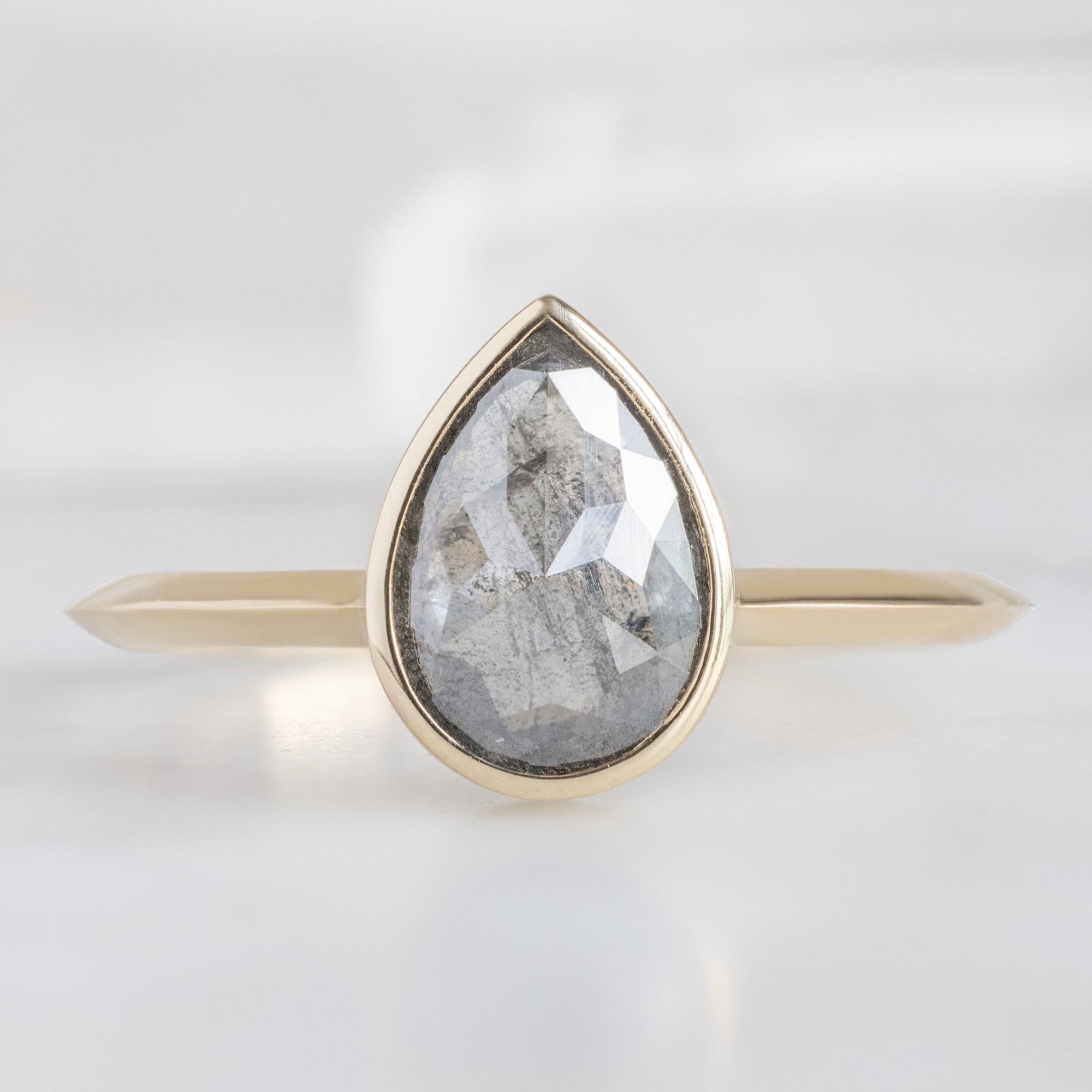 Alexis Russell Custom Diamond Ring Design Your Own Custom | Salt And Pepper Diamond Engagement Ring