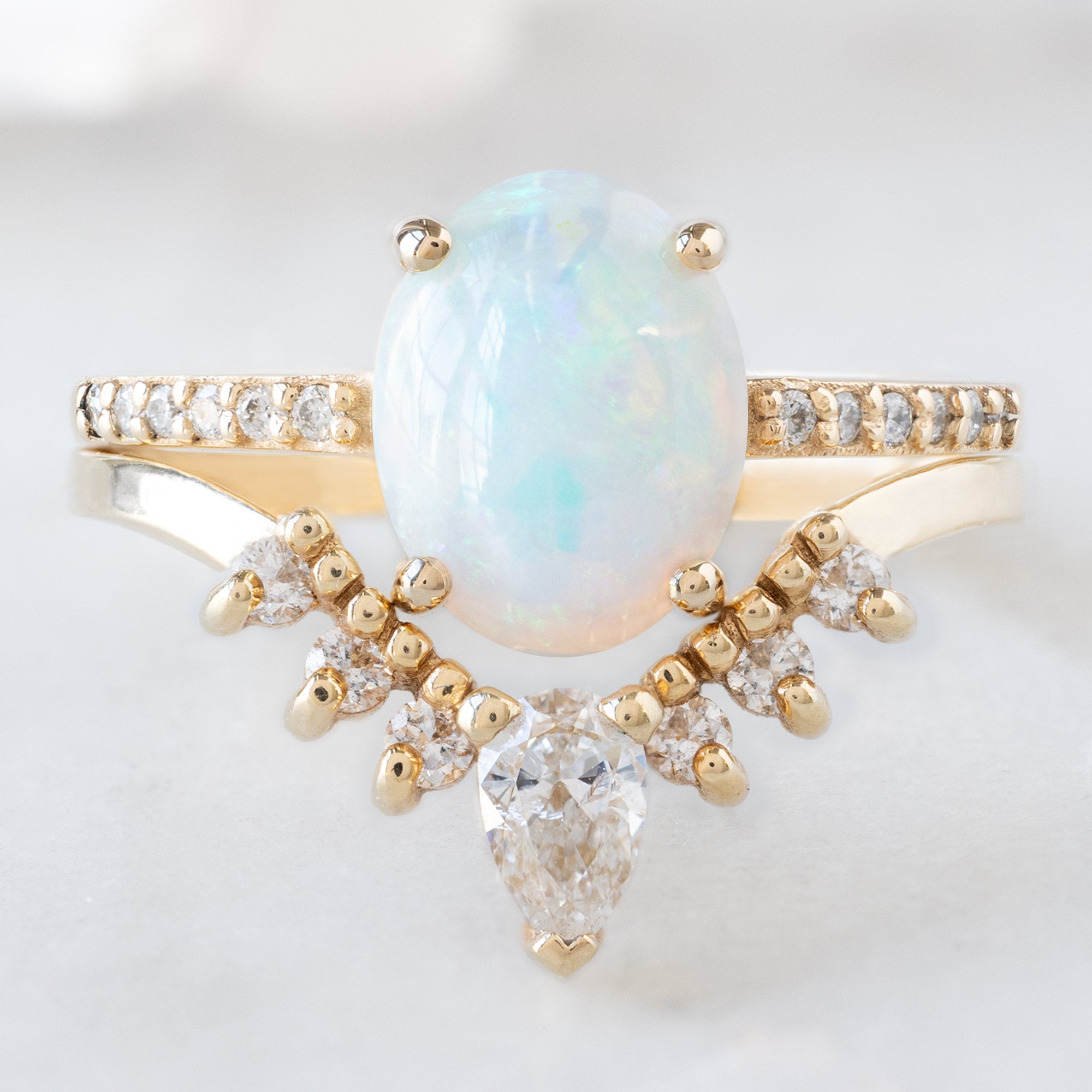 Alexis Russell  Engagement Rings The Willow Ring | Build Your Own Oval Opal Engagement Ring