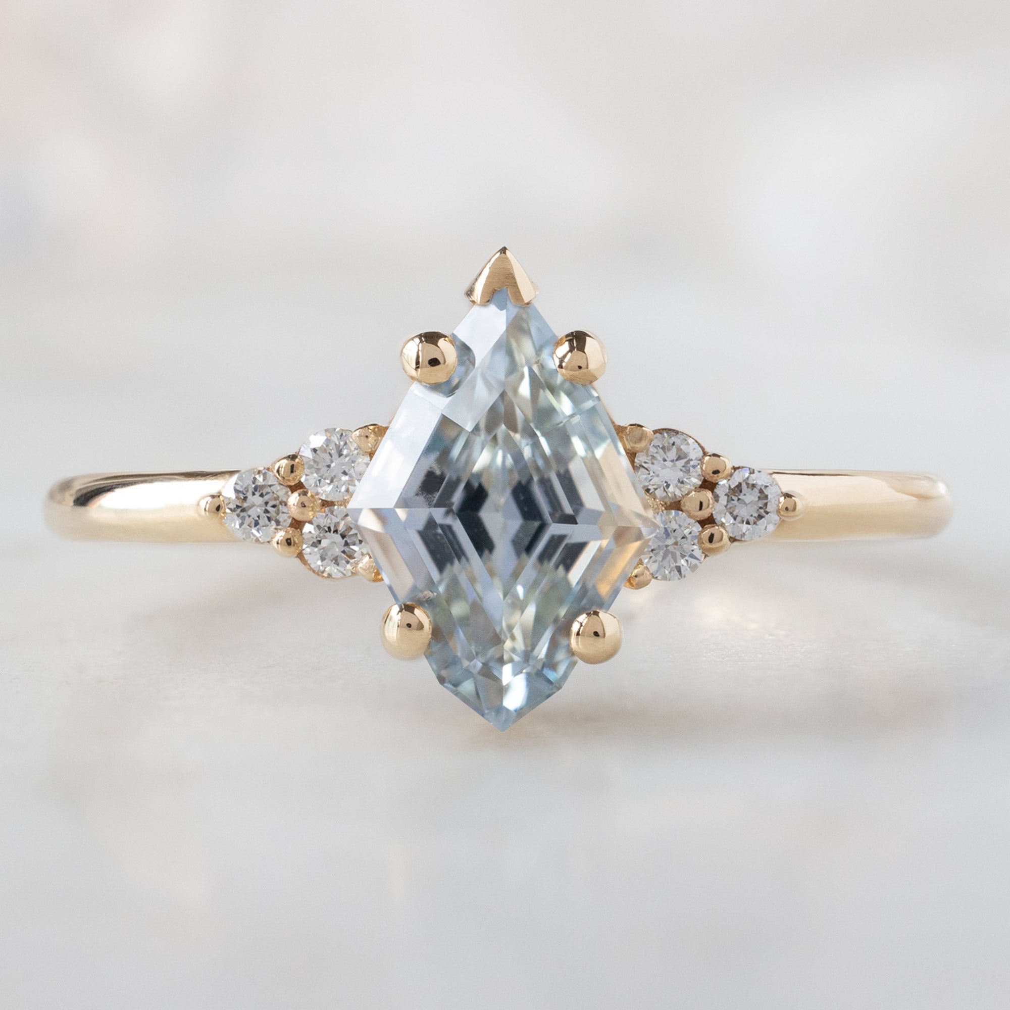 Alexis Russell Custom Diamond Ring Design Your Own Custom | Blue Sapphire Engagement Ring
