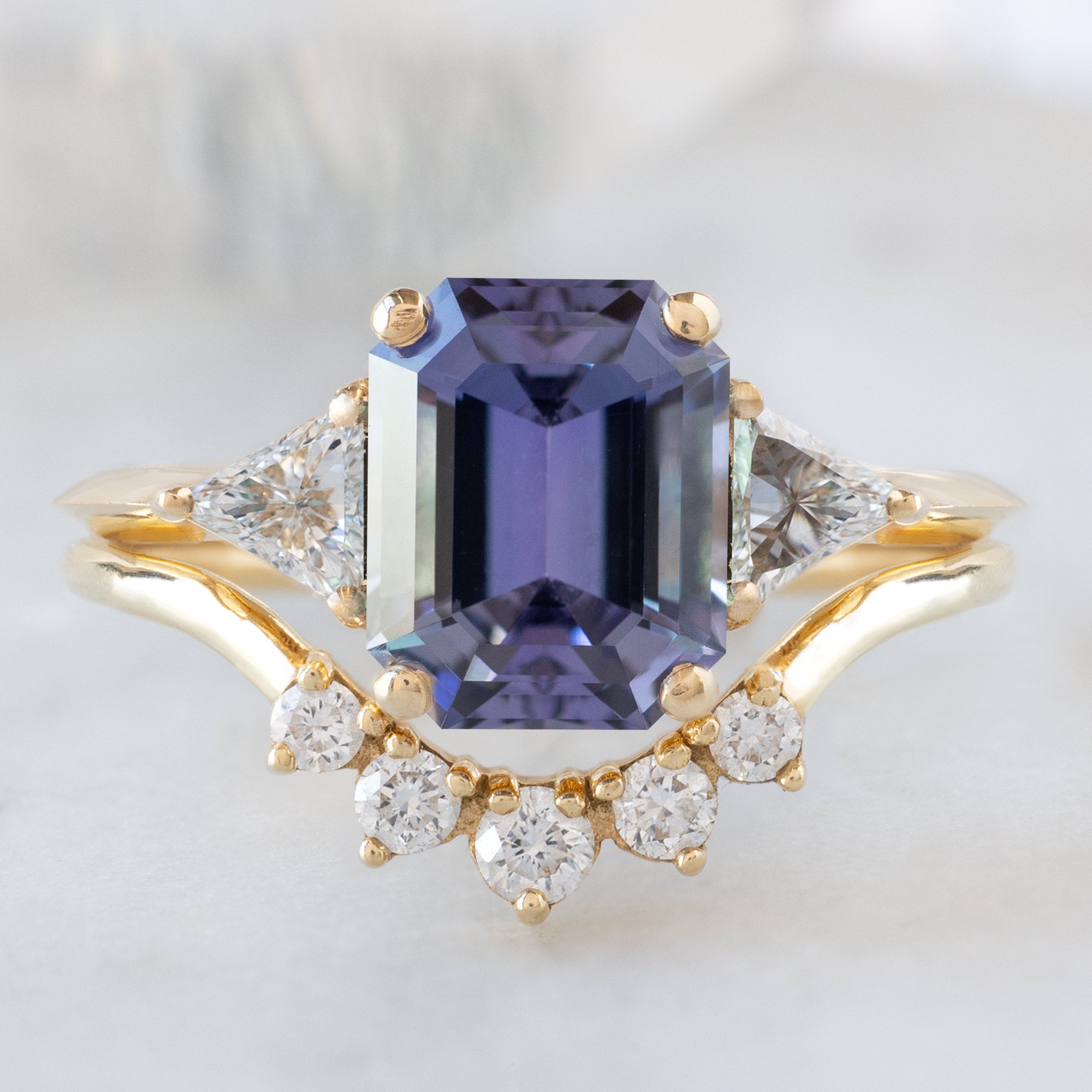 Alexis Russell Custom Diamond Ring Design Your Own Custom | Tanzanite Engagement Ring