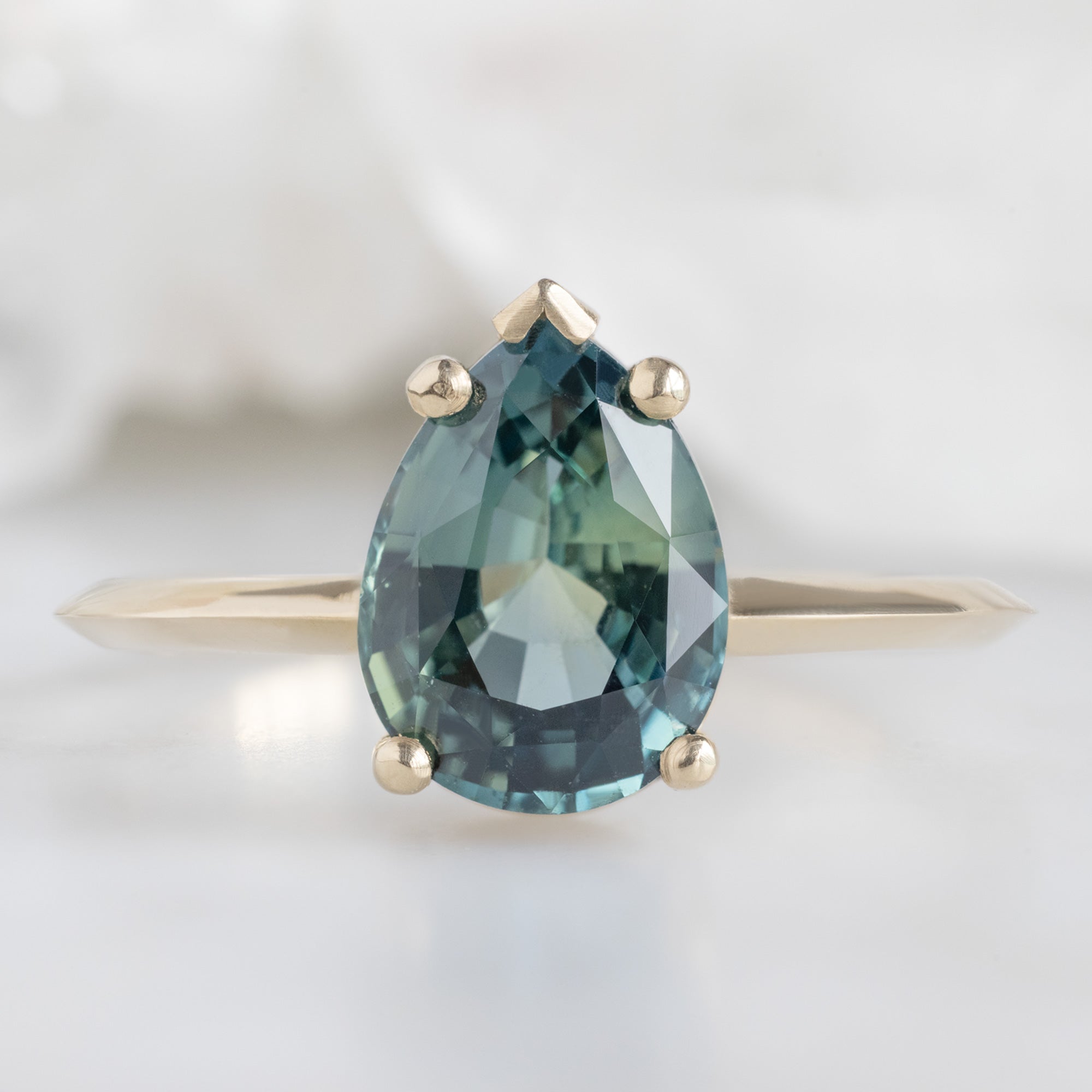 Alexis Russell Engagement Rings The Sage Ring | Build Your Own Pear Sapphire Engagement Ring