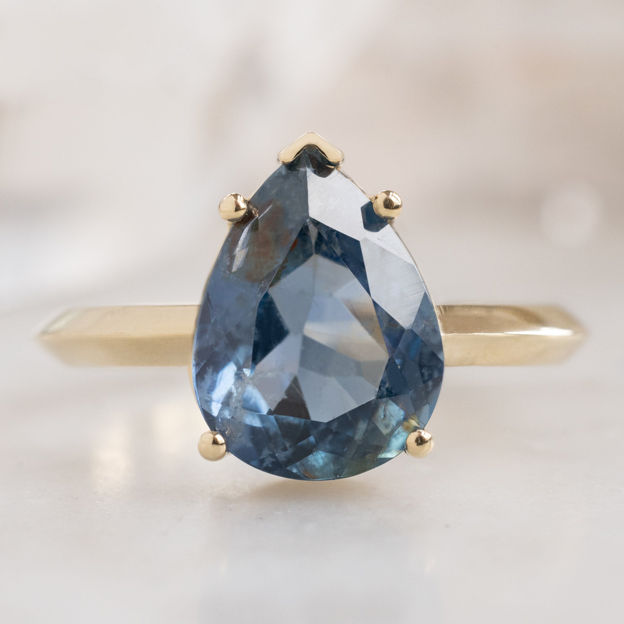 Alexis Russell Engagement Rings The Sage Ring | Build Your Own Pear Sapphire Engagement Ring