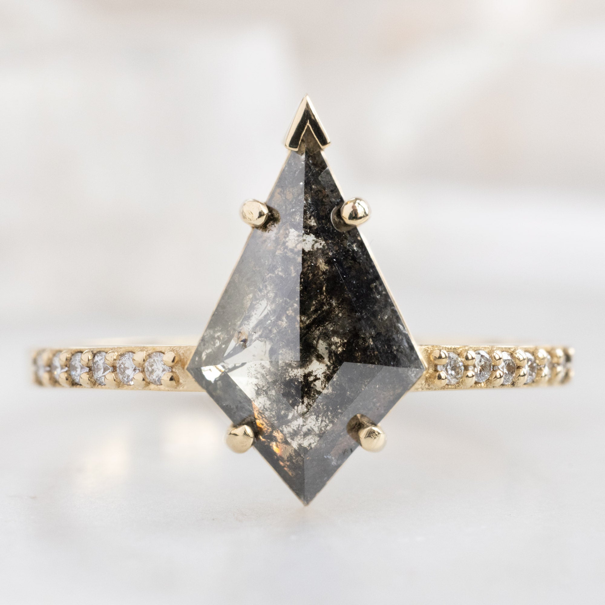 Alexis Russell Custom Diamond Ring Design Your Own Custom | Kite-Shaped Diamond Engagement Ring