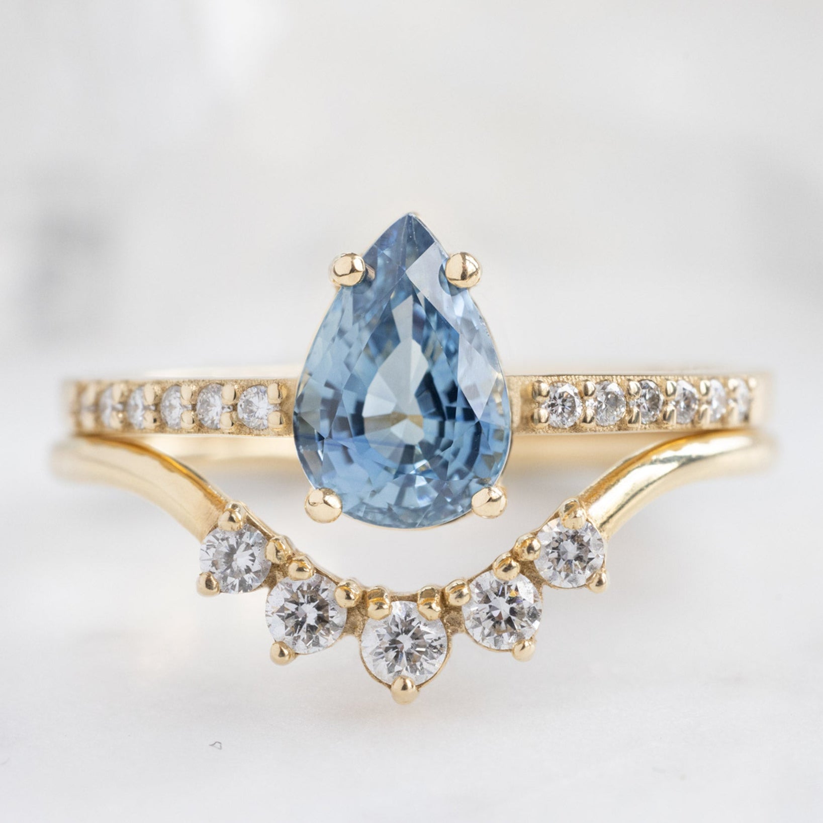 Alexis Russell  Engagement Rings The Willow Ring | Build Your Own Pear Sapphire Engagement Ring
