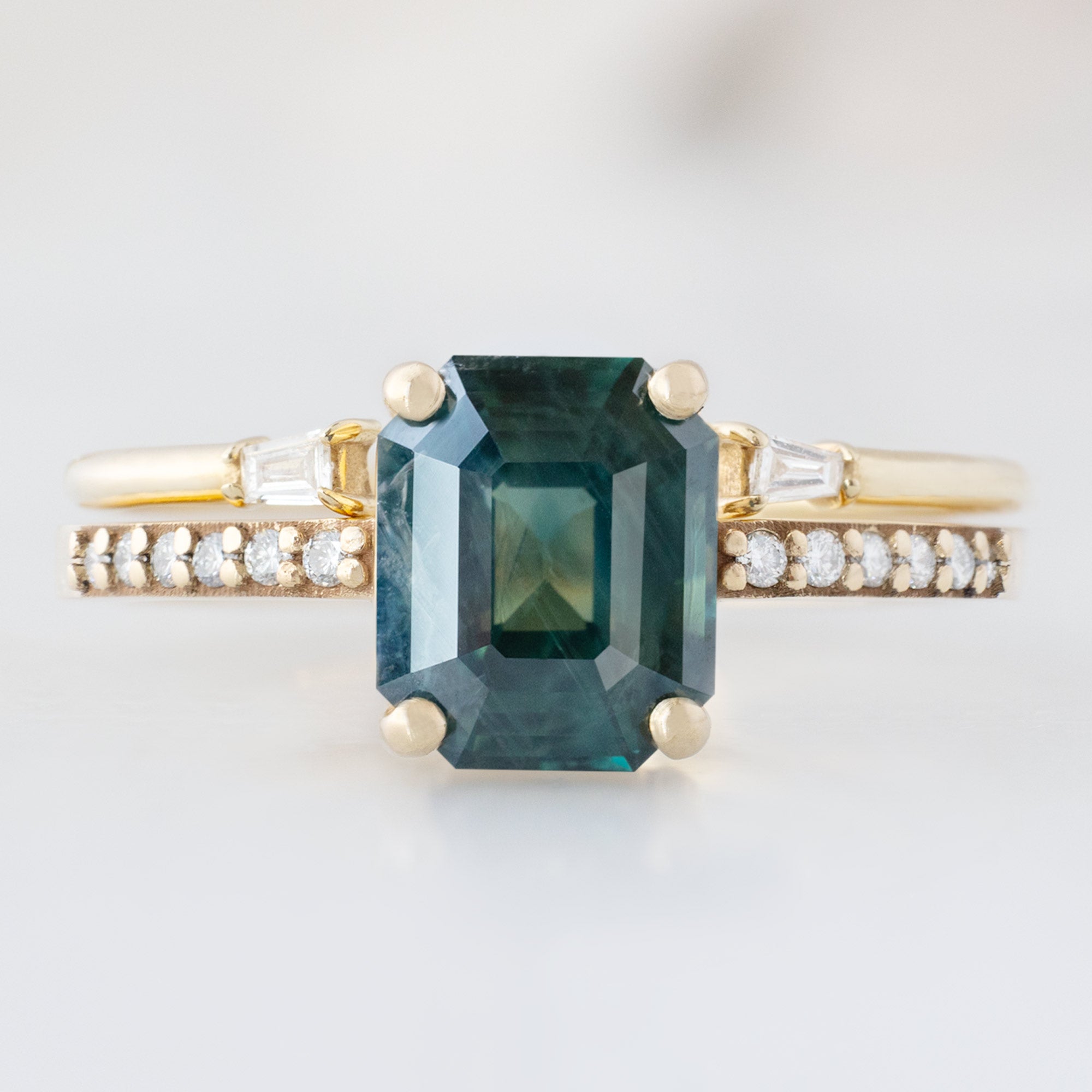 Alexis Russell  Engagement Rings The Willow Ring | Build Your Own Emerald-Cut Sapphire Engagement Ring