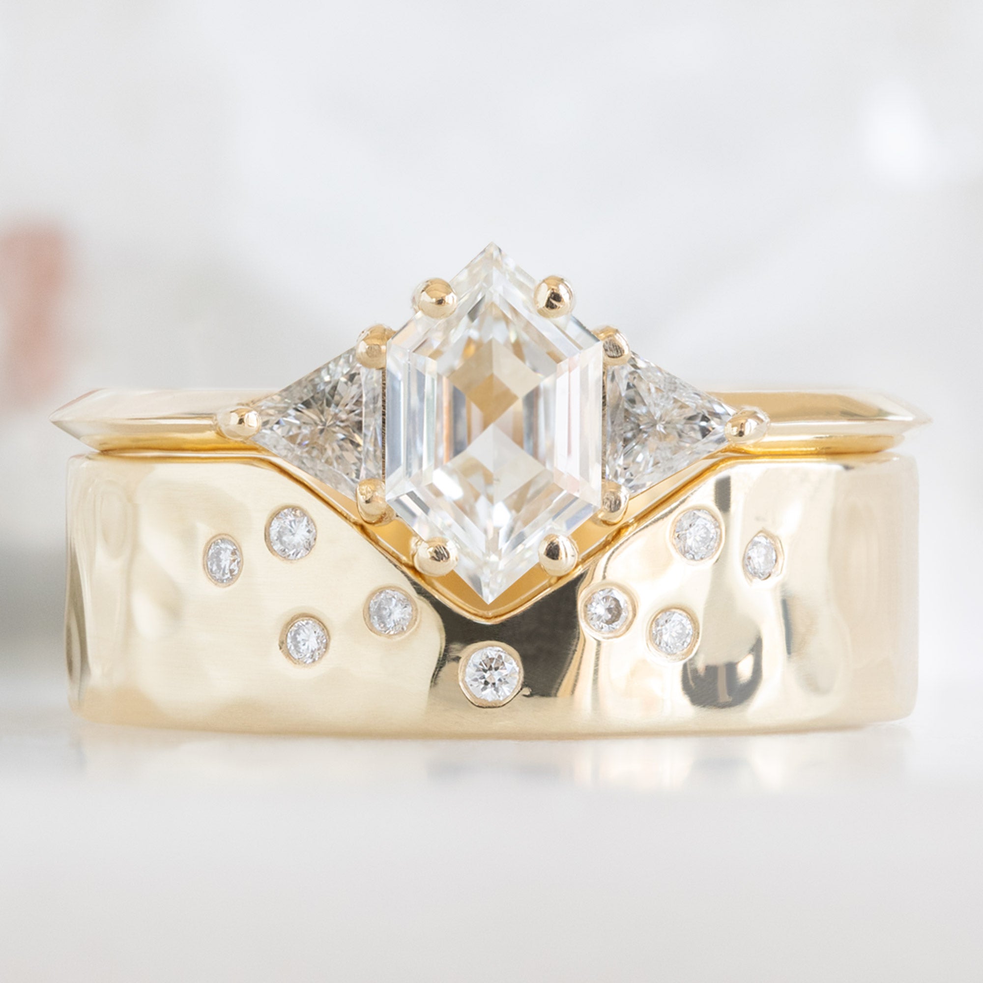 Alexis Russell  Engagement Rings The Jade Ring | Build Your Own Hexagon White Diamond Engagement Ring