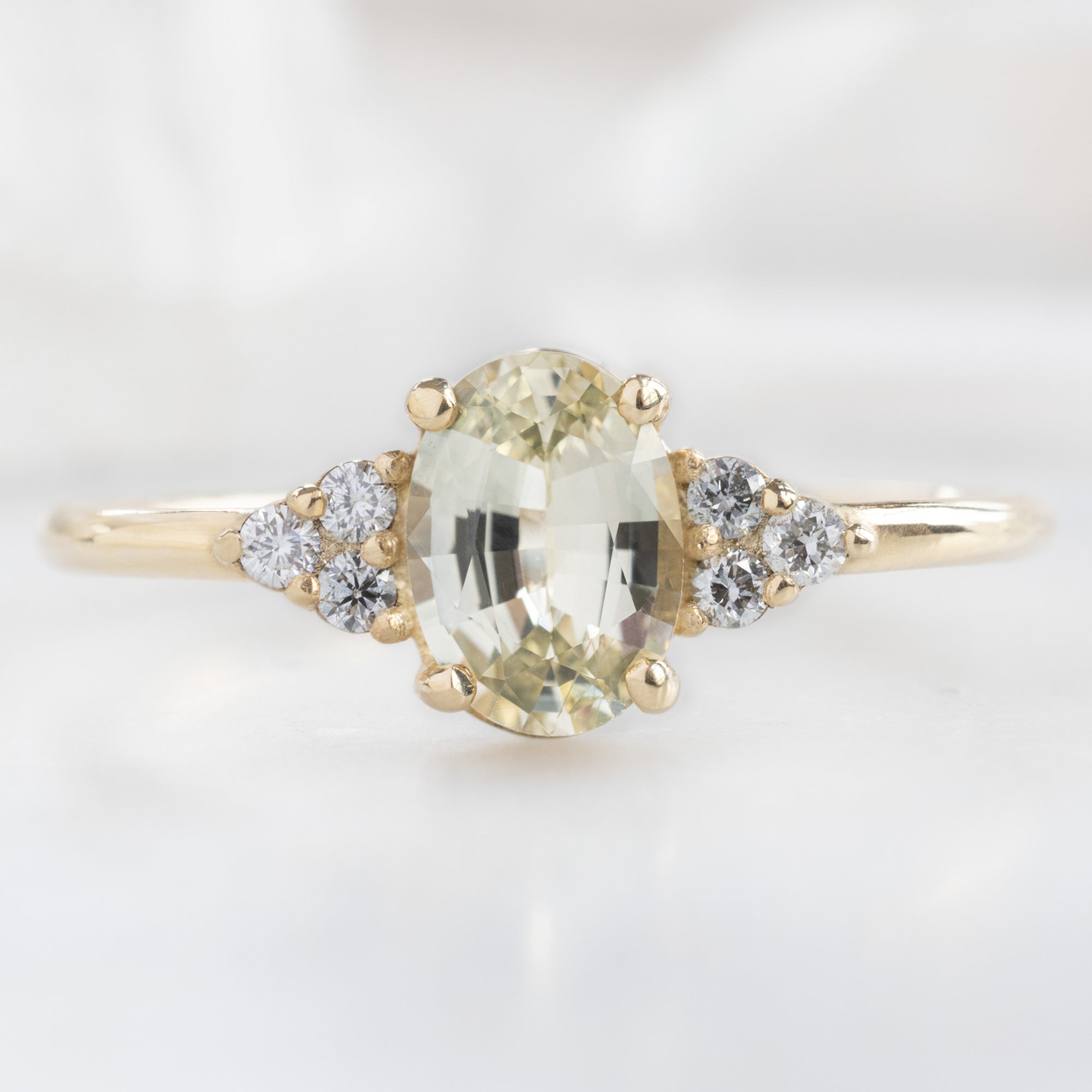 Alexis Russell  Engagement Rings The Ivy Ring | Build Your Own Oval Colored Sapphire Engagement Ring