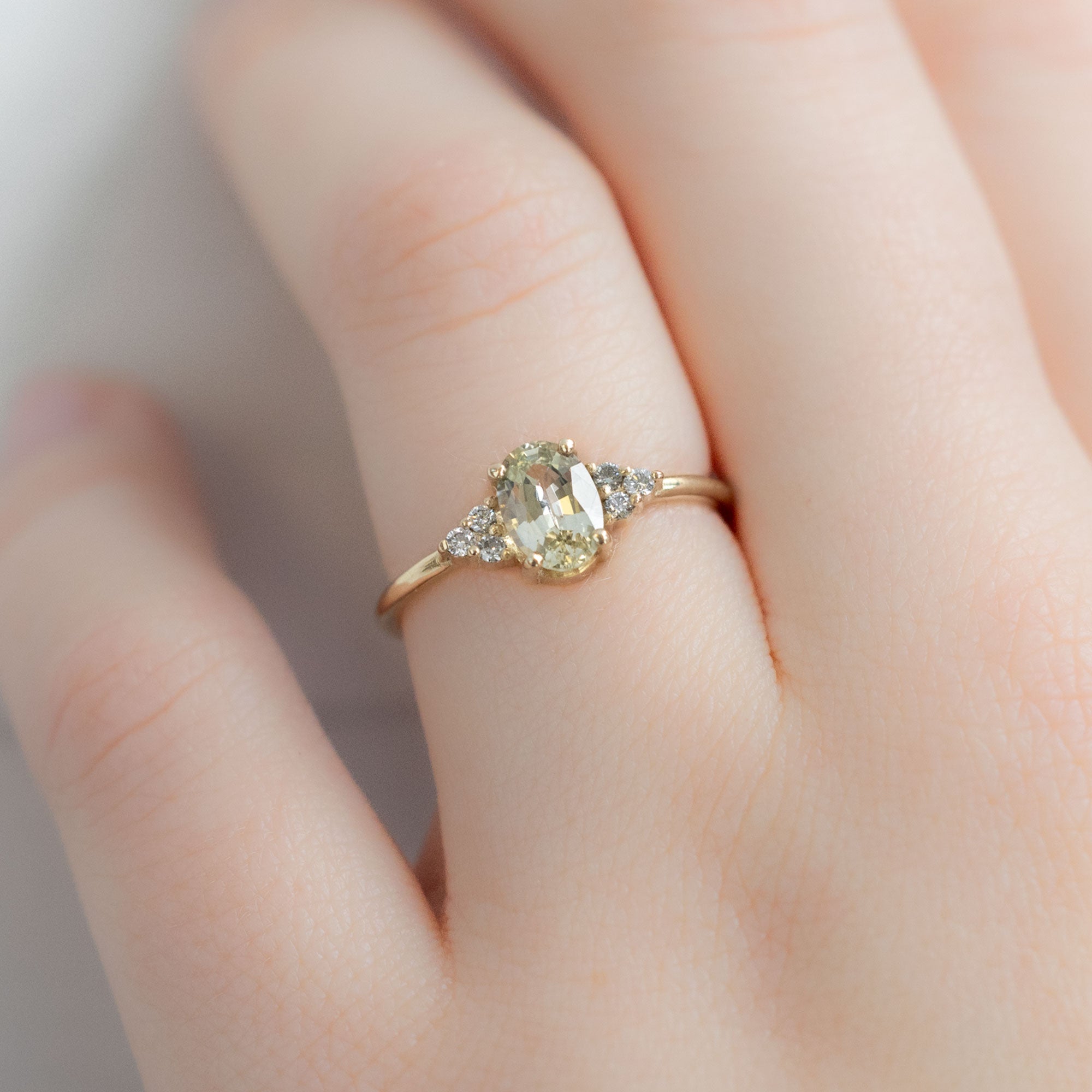 Alexis Russell  Engagement Rings The Ivy Ring | Build Your Own Oval Colored Sapphire Engagement Ring