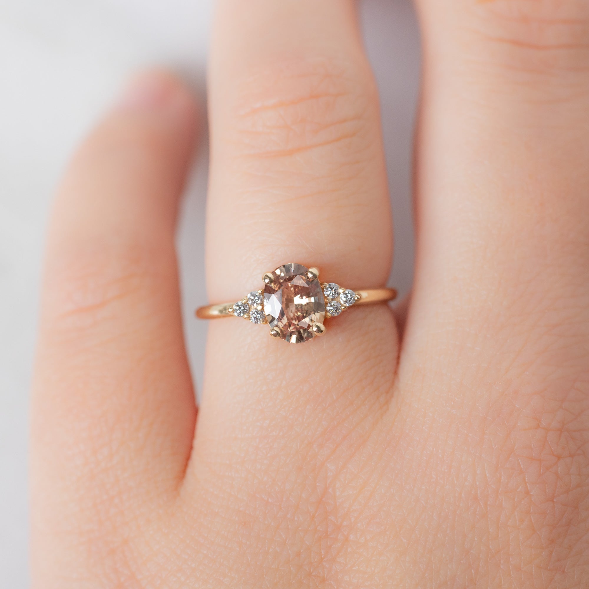 Alexis Russell  Engagement Rings The Ivy Ring | Build Your Own Oval Colored Sapphire Engagement Ring