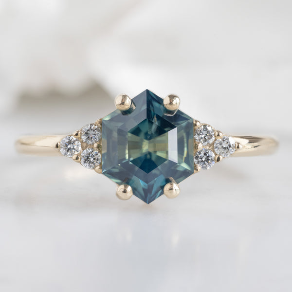 Alexis Russell  Engagement Rings The Ivy Ring | Build Your Own Hexagon Blue Sapphire Engagement Ring