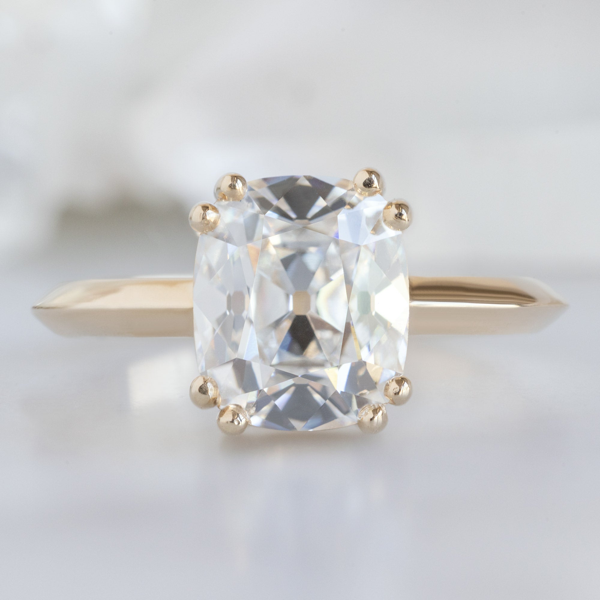 Alexis Russell  Engagement Rings The Bryn Ring | 2.04ct Old Mine Cut Lab Grown White Diamond in 14K Yellow Gold