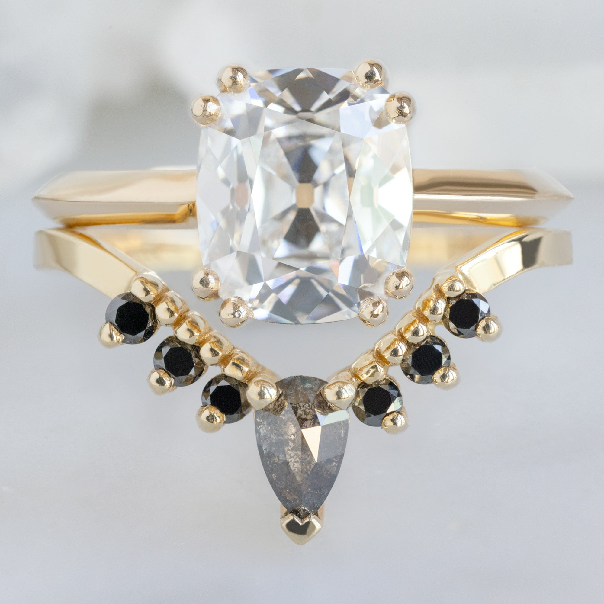 Alexis Russell  Engagement Rings The Bryn Ring | 2.04ct Old Mine Cut Lab Grown White Diamond in 14K Yellow Gold