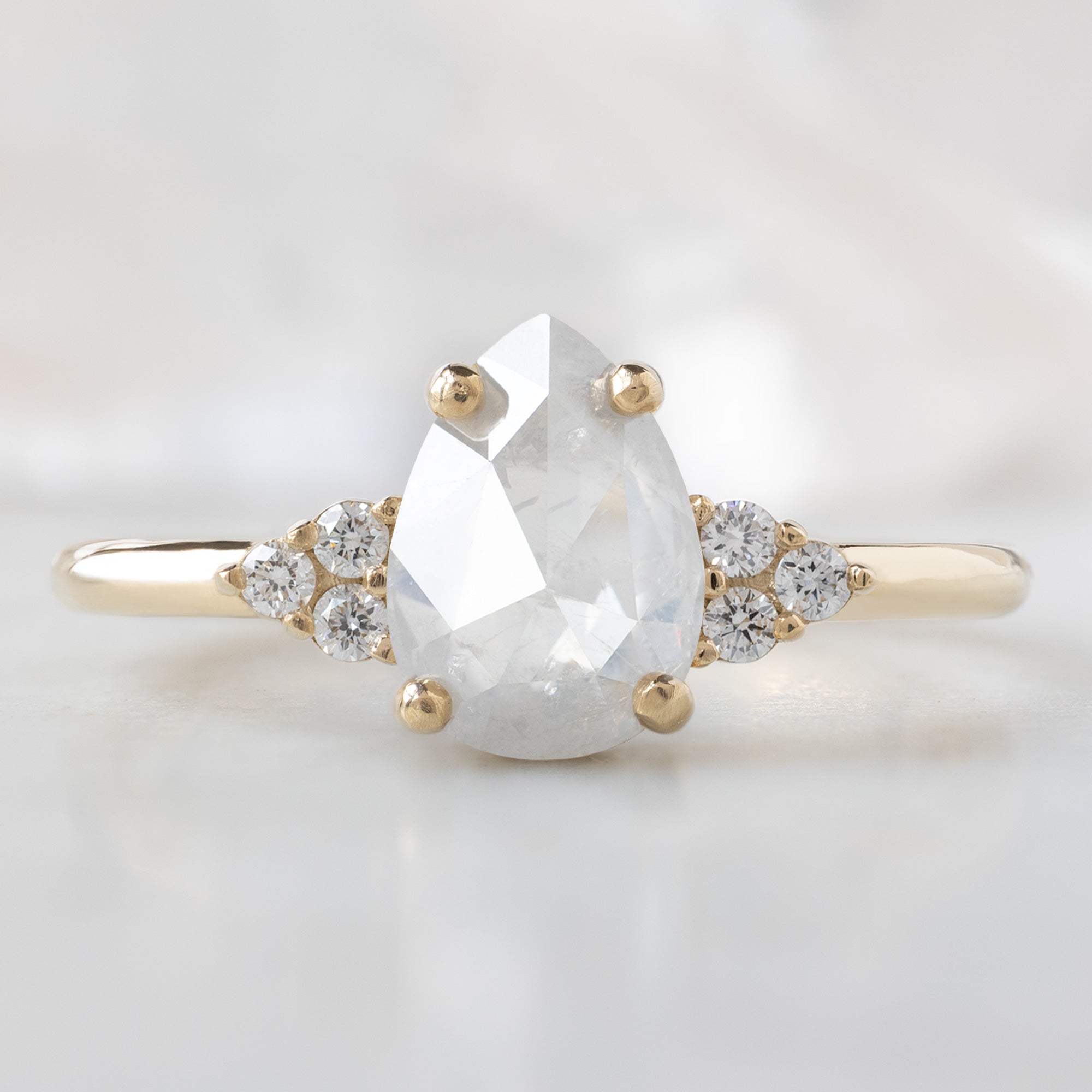 Alexis Russell  Engagement Rings The Ivy Ring | Build Your Own Pear Icy White Diamond Engagement Ring