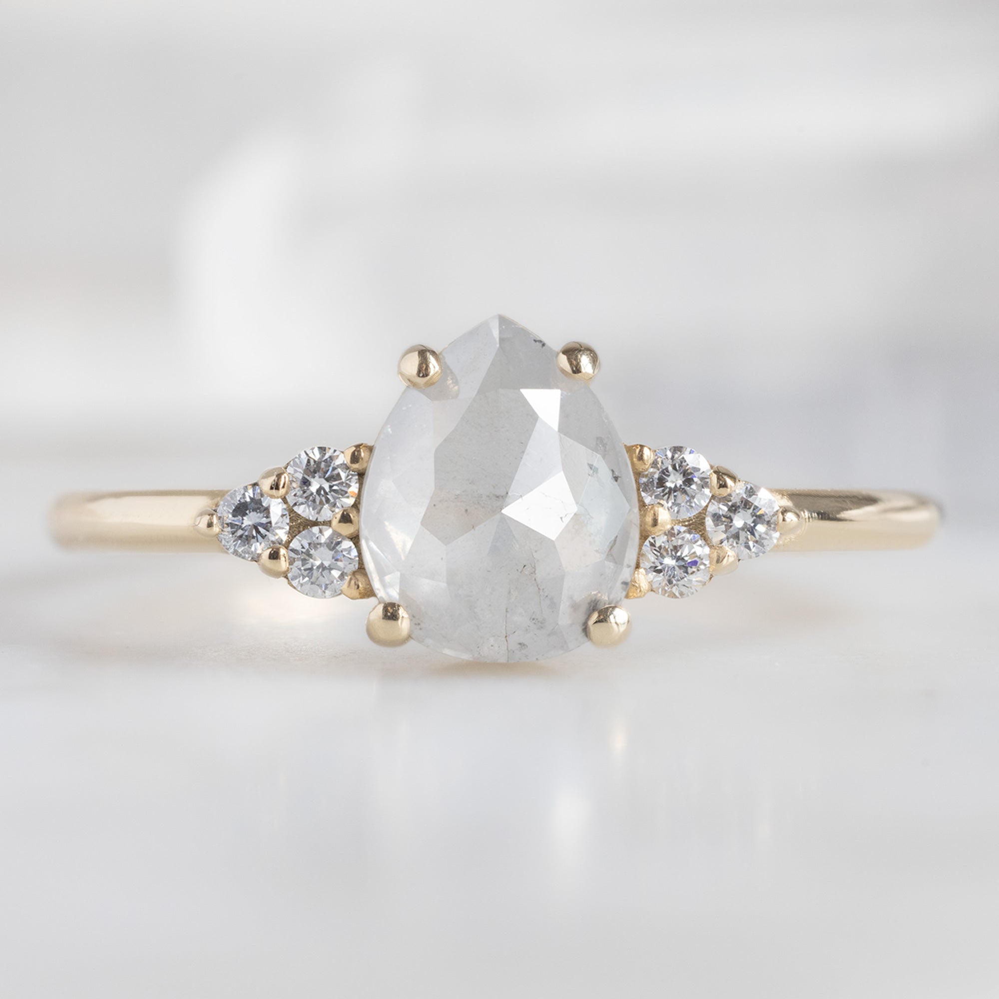 Alexis Russell  Engagement Rings The Ivy Ring | Build Your Own Pear Icy White Diamond Engagement Ring