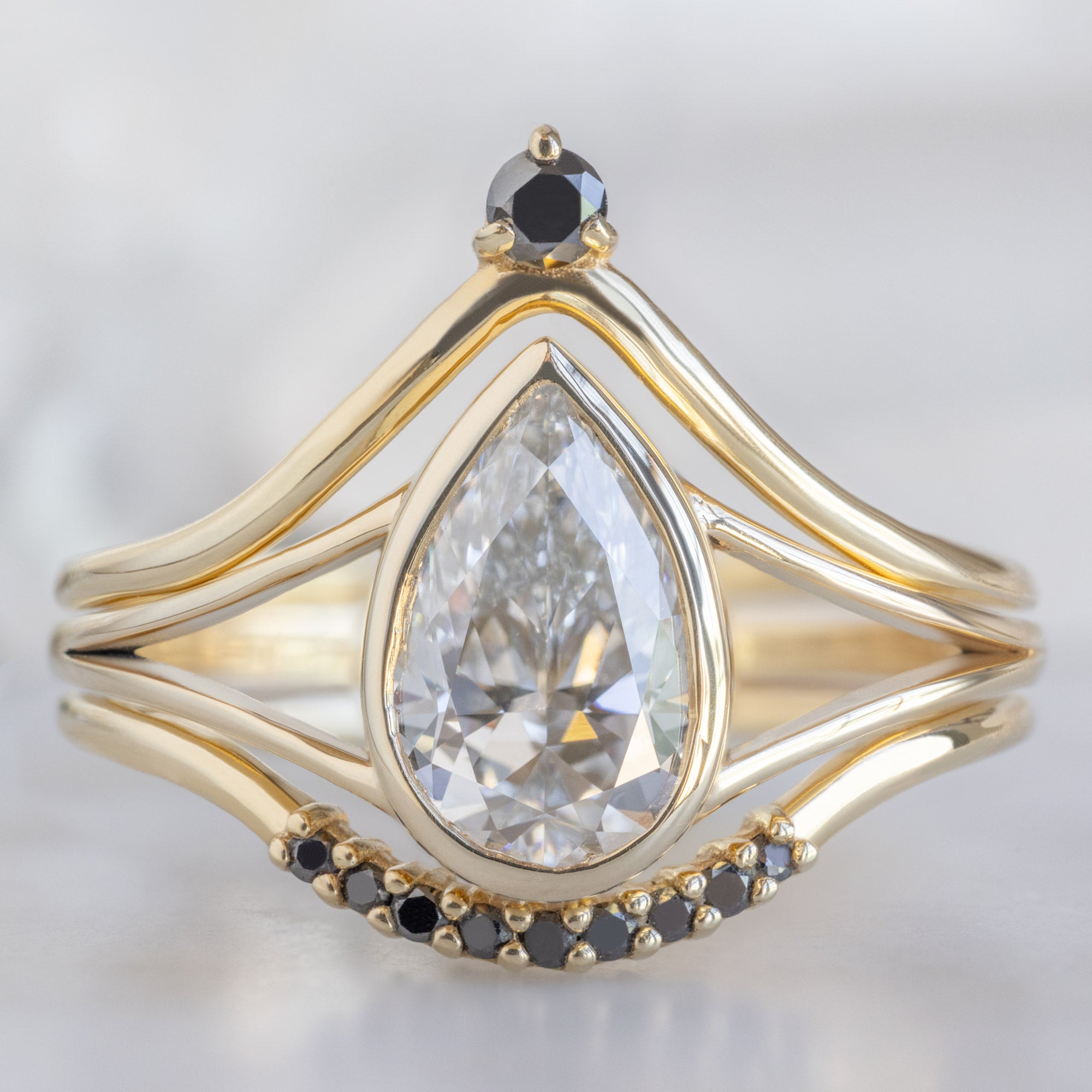 Alexis Russell  Engagement Rings The Magnolia Ring | Build Your Own Pear White Diamond Engagement Ring