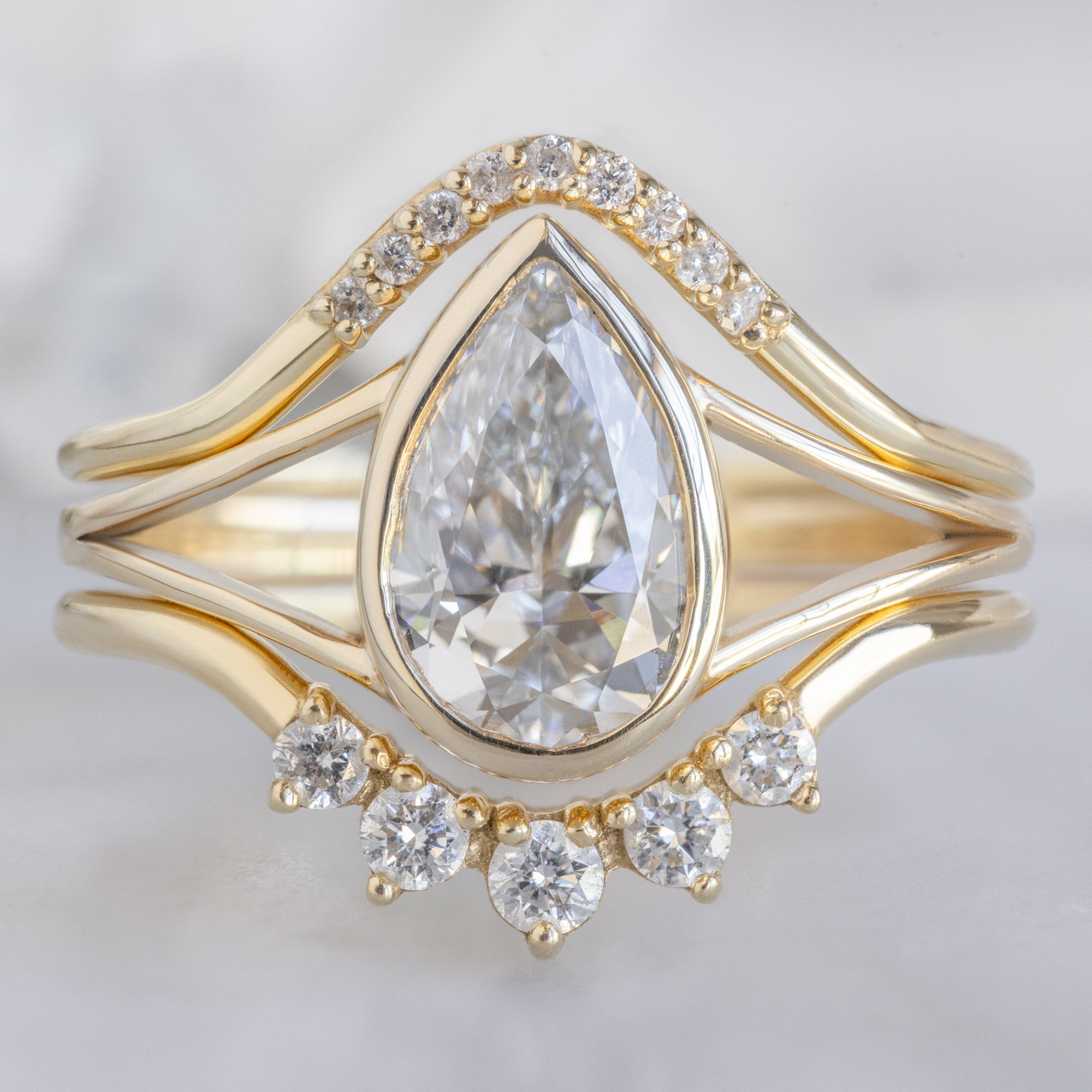 Alexis Russell  Engagement Rings The Magnolia Ring | Build Your Own Pear White Diamond Engagement Ring